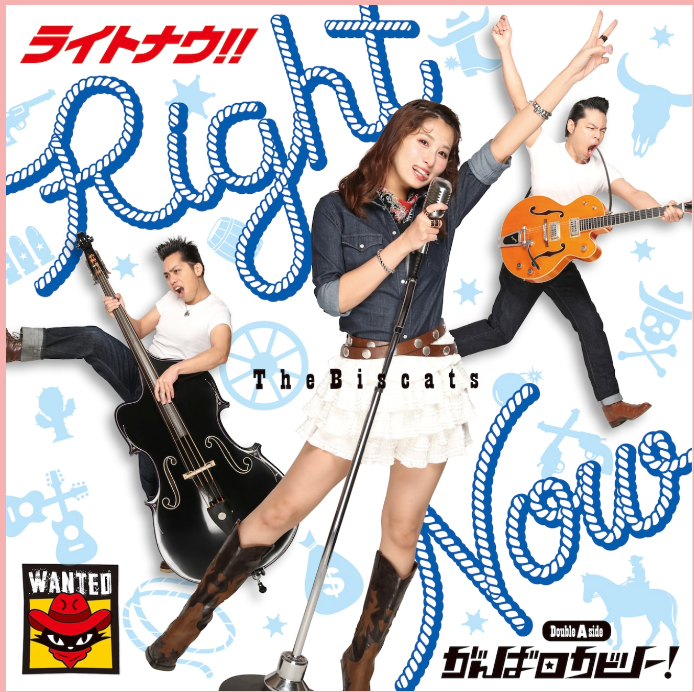 ザ・ビスキャッツ　 THE BISCATSTOUR2022 2023 チラシ2枚 BISCATS, THE (ザ・ビスキャッツ) - Right Now!! / がんばロカビリー