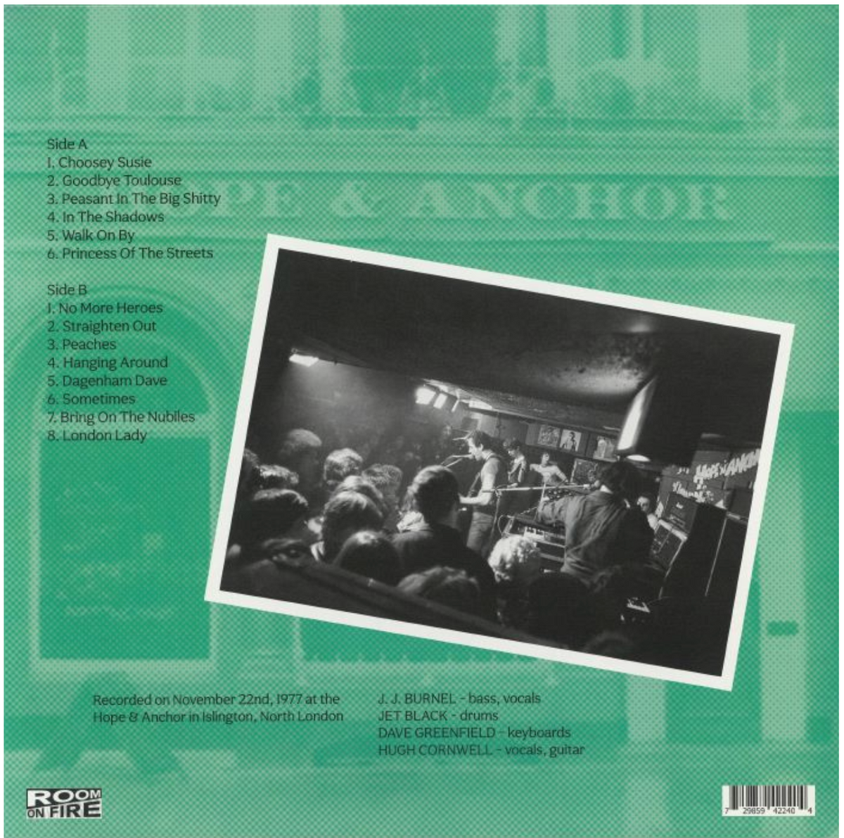 STRANGLERS, THE (ザ ・ストラングラーズ) - Live At The Hope And Anchor (EU 限定再発 LP/ New) '77年フロント・ロウ・フェスティバル !
