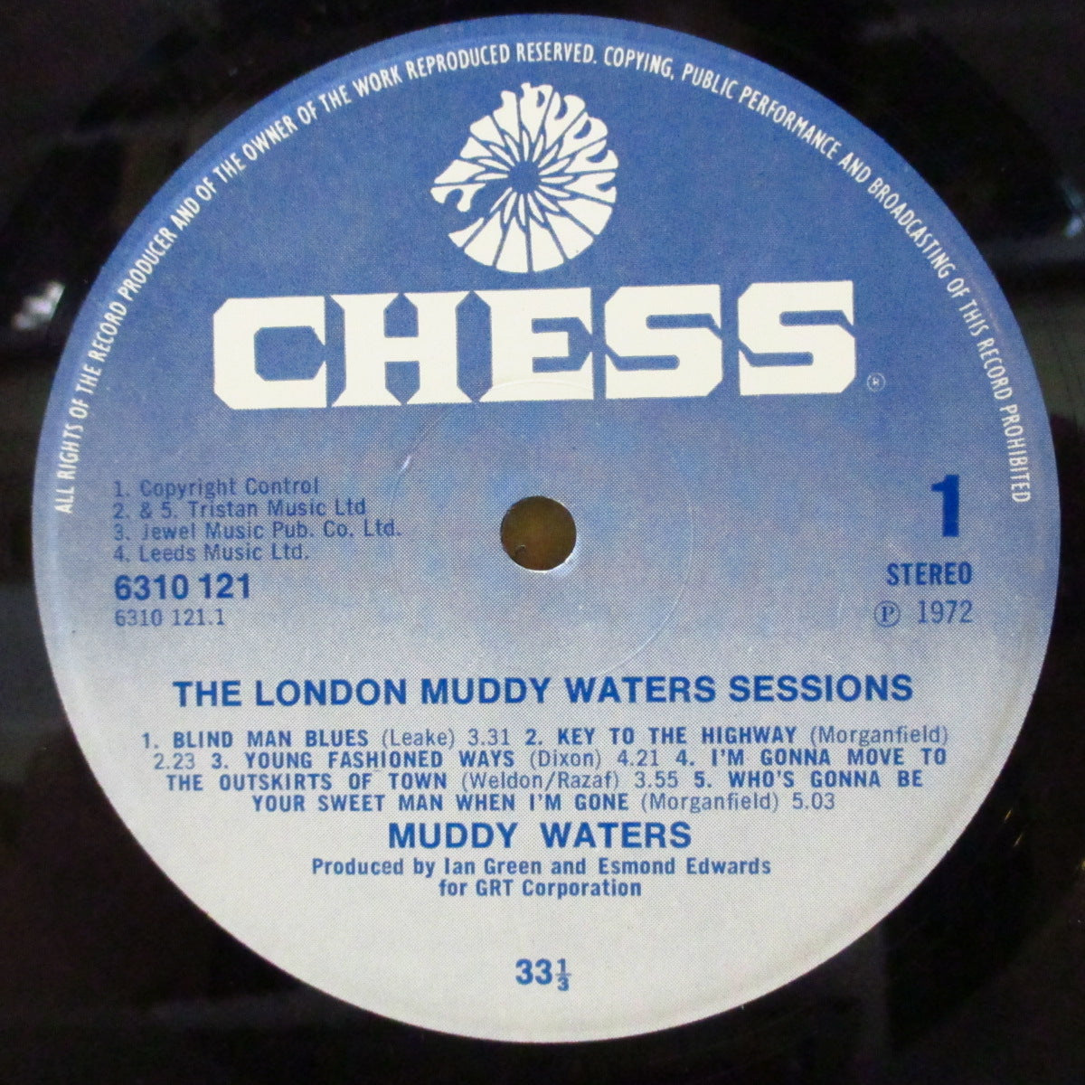 MUDDY WATERS (マディ・ウォーターズ) - The London Muddy Waters Sessions (UK '72 オリジナル・ステレオ LP/見開きジャケ)