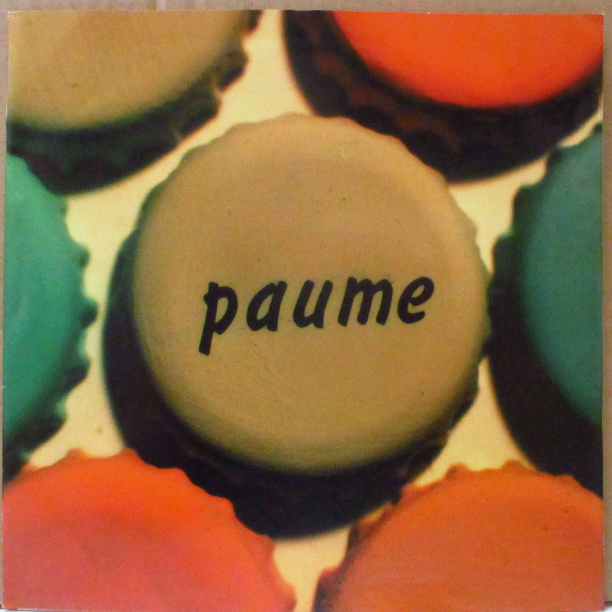 PAUME (ポーム = 大地大介他男女混合ギターロックバンド) - S.T. <EP> (Japan 限定グリーンマーブルヴァイナル 7インチ+光沢ソフト紙ジャケ+カタログ) '98年EP