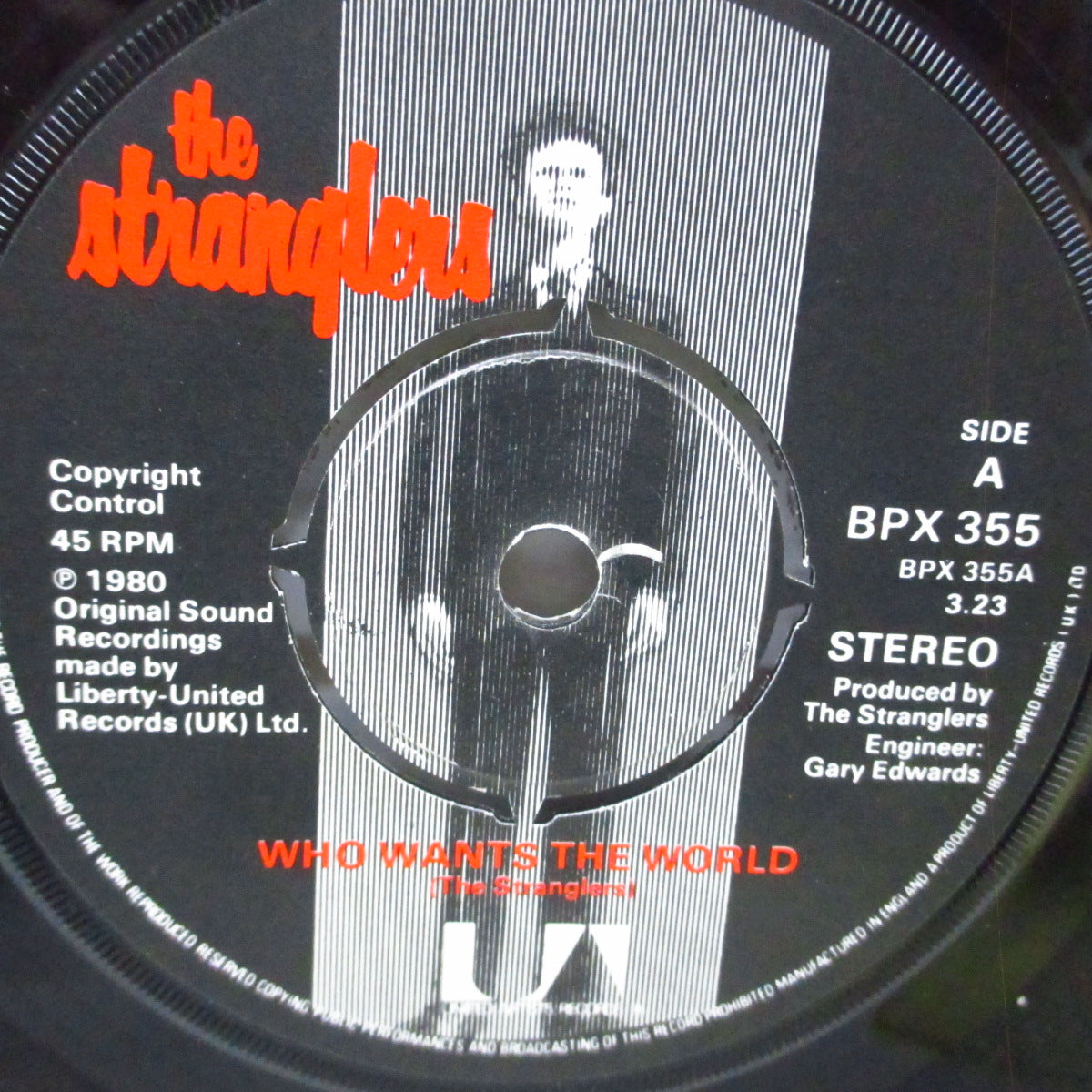STRANGLERS, THE (ストラングラーズ ) - Who Wants The World (UK 限定 7"/「79p RRP」光沢ソフト紙折り返ジャケ付) A面アルバム未収録
