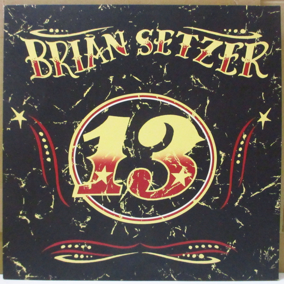 BRIAN SETZER (ブライアン・セッツァー) - 13 (German オリジナル LP+ソフト紙インナー)
