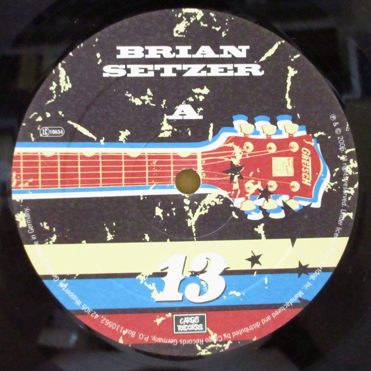 BRIAN SETZER (ブライアン・セッツァー) - 13 (German オリジナル LP+ソフト紙インナー)