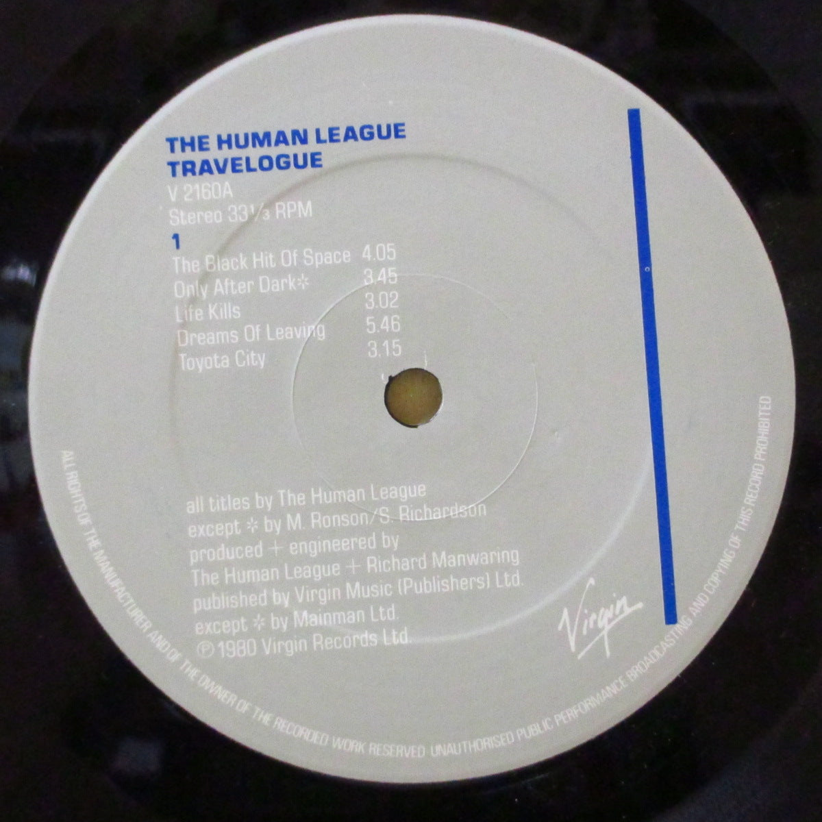HUMAN LEAGUE, THE (ザ・ヒューマン・リーグ) - Travelogue (UK オリジナル LP+切り抜き写真) '80年2ndアルバム