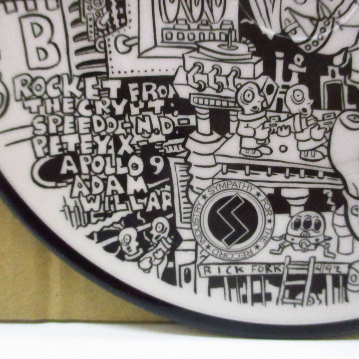 ROCKET FROM THE CRYPT (ロケット・フロム・ザ・クリプト) - Boychucker (US 限定「背景白色」ピクチャー 7インチ+PVC) '92年シングル