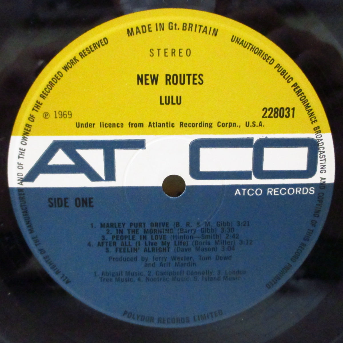 LULU (ルル) - New Routes (UK '70 オリジナル・ステレオ LP/両面コーティング・ジャケ)'69年アトコ社移籍第一弾マッスル・ショールズ録音。