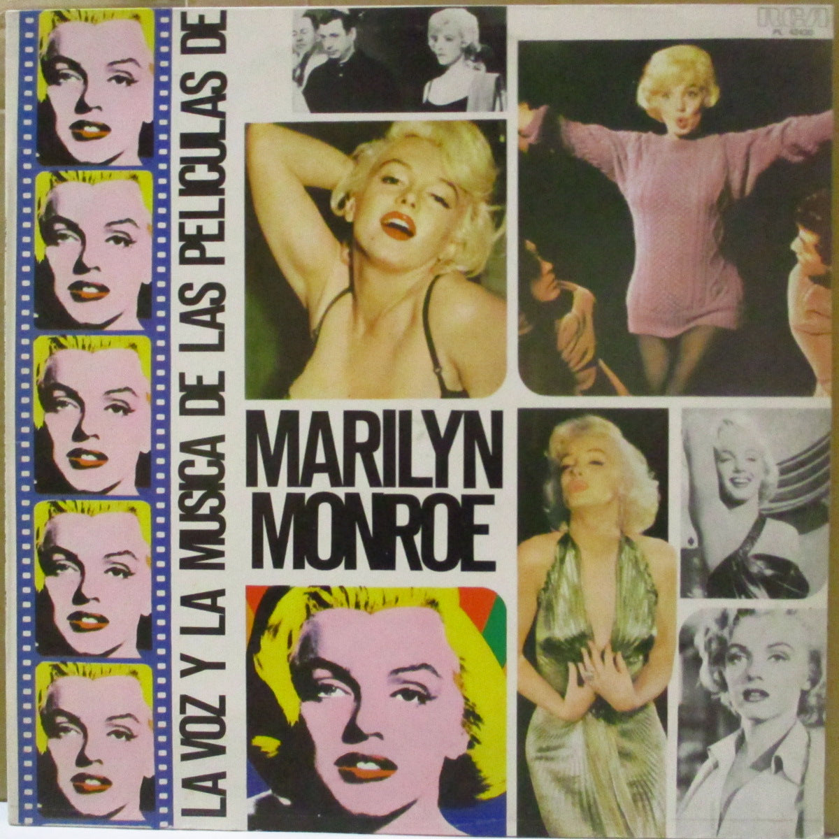 MARILYN MONROE (マリリン・モンロー) - La Voz Y La Musica De Las Peliculas De Marilyn Monroe (スペイン '78 再発 LP)主演映画サントラ・コンピ