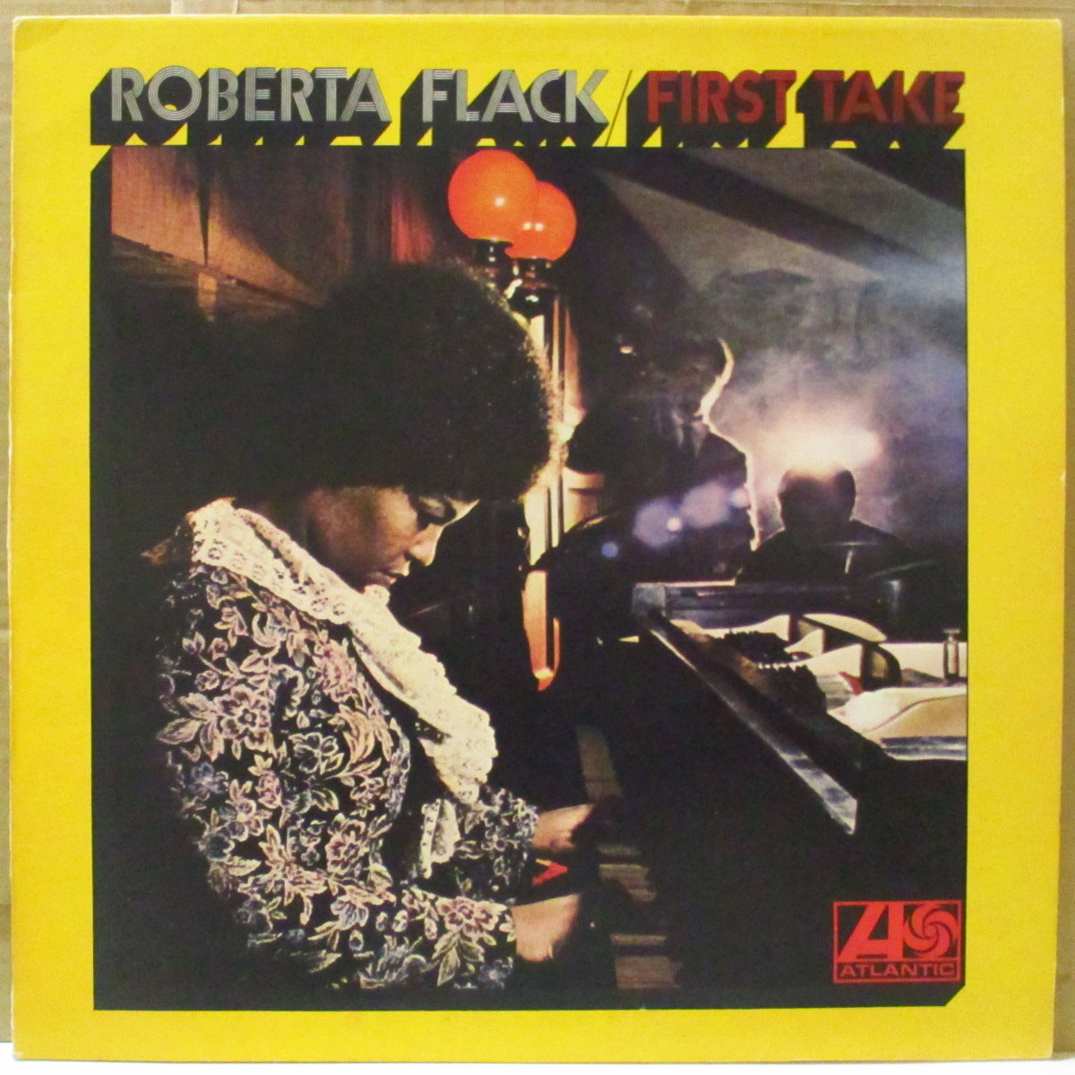 ROBERTA FLACK (ロバータ・フラック) - First Take (UK '72 初回再発「Wロゴ無し青・オレンジ・ラベ」ステレオLP) 名作デビュー・アルバム!