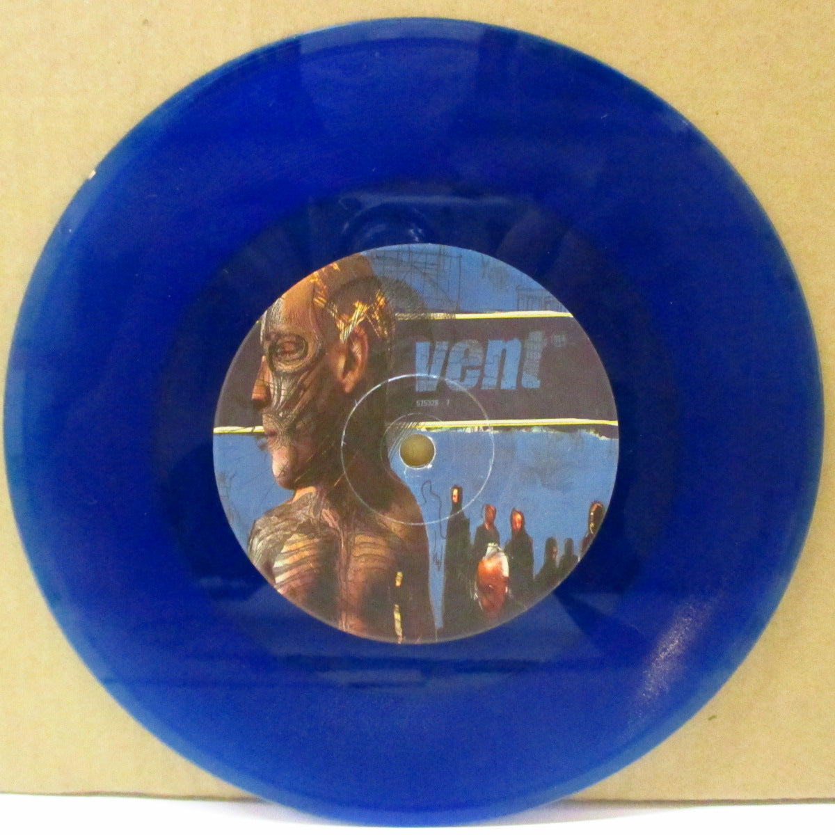 VENT 414 (ヴェント414) - Fixer (UK 限定ブルーヴァイナル 7インチ+光沢固紙折りたたみジャケ) '96年シングル