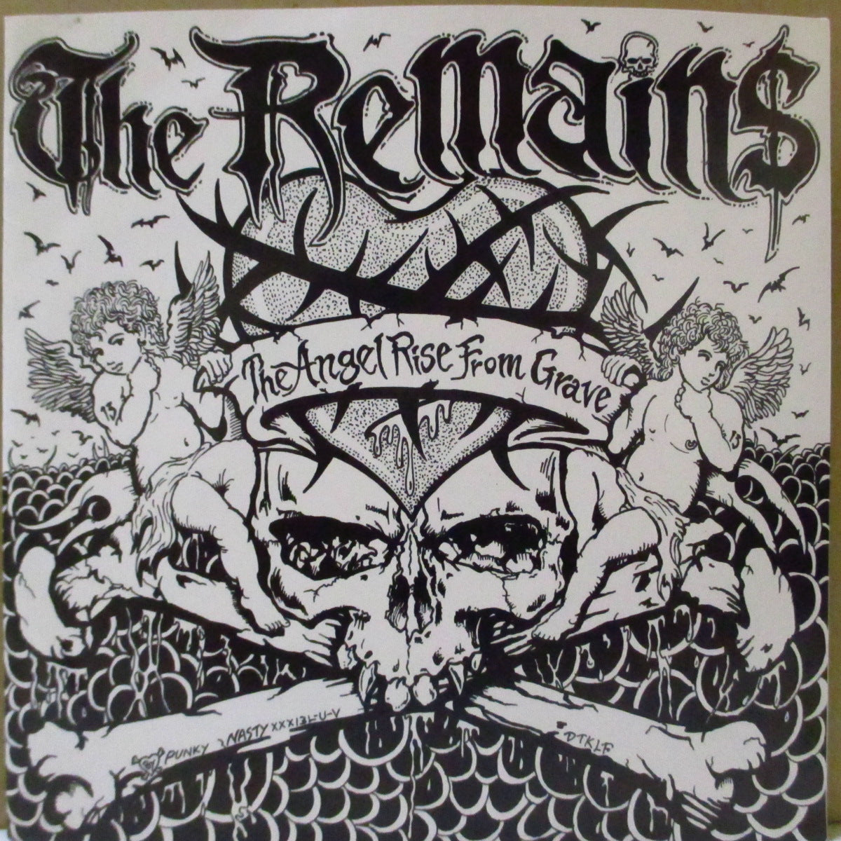 REMIANS, THE (ザ・リメインズ) - The Angel Rise From Grave (Japan '93 「限定200枚」 7インチ/ナンバリング入り光沢ソフト紙ジャケ)