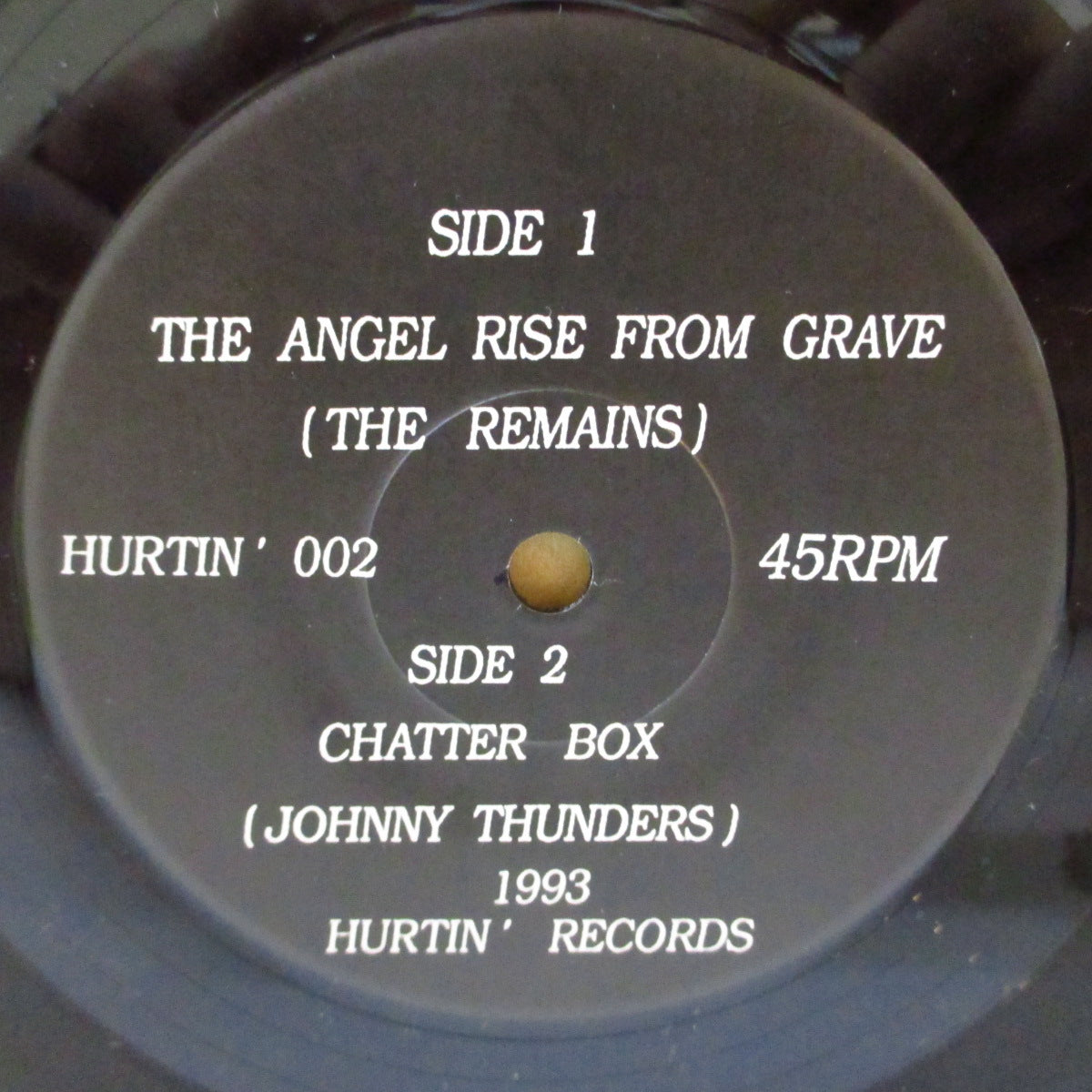 REMIANS, THE (ザ・リメインズ) - The Angel Rise From Grave (Japan '93 「限定200枚」 7インチ/ナンバリング入り光沢ソフト紙ジャケ)