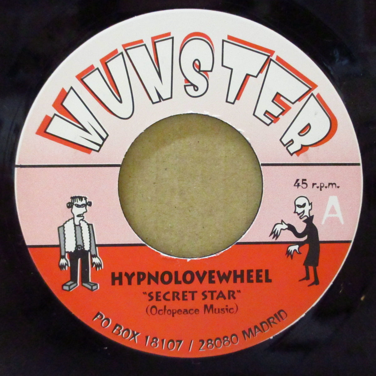 HYPNOLOVEWHEEL (ヒプノラヴホイール) - Secret Star (Spain オリジナル 7インチ+光沢固紙見開きジャケ) '95年シングル