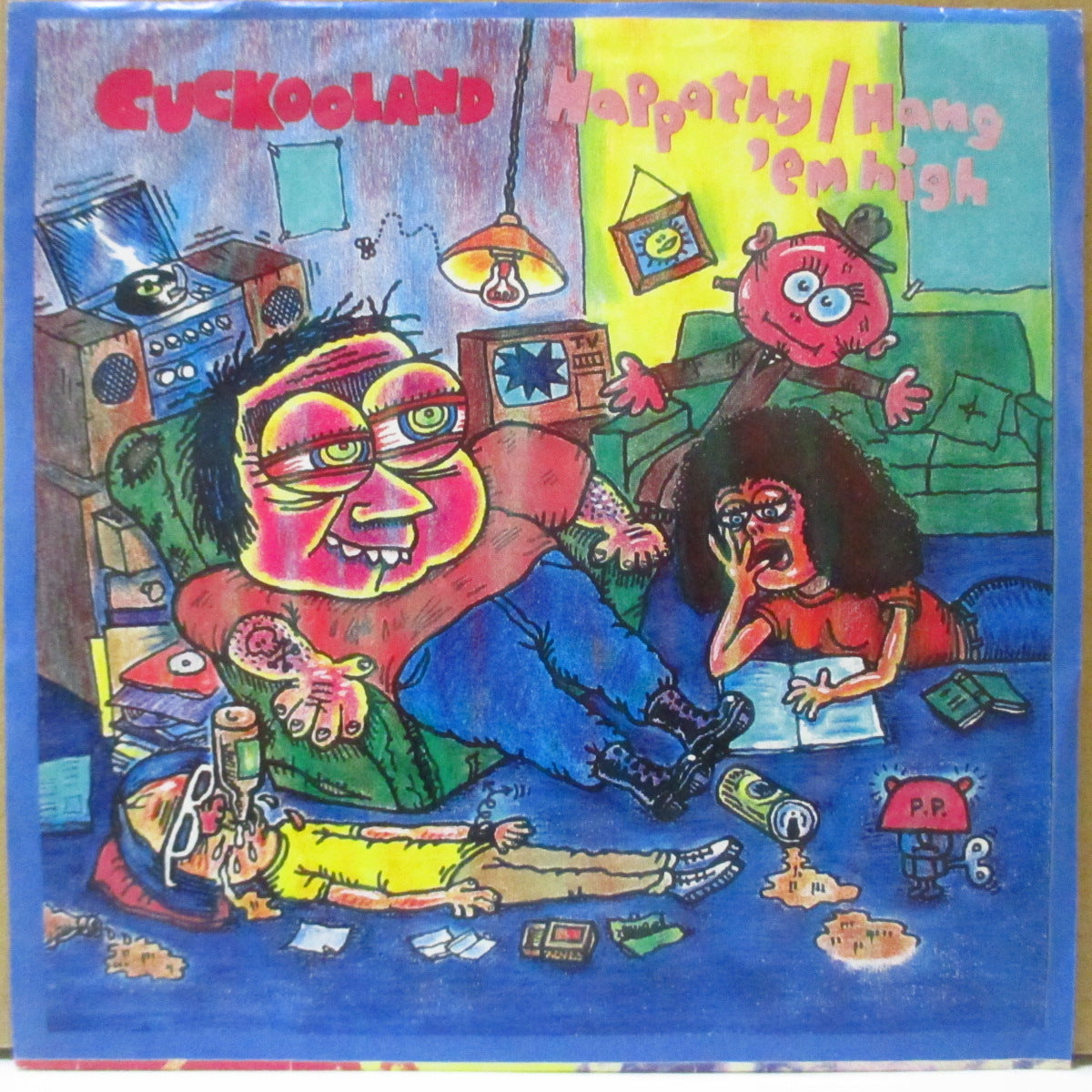 CUCKOOLAND (クックーランド) - Happathy (UK オリジナル 7インチ+光沢ソフト紙ジャケ) '96年シングル