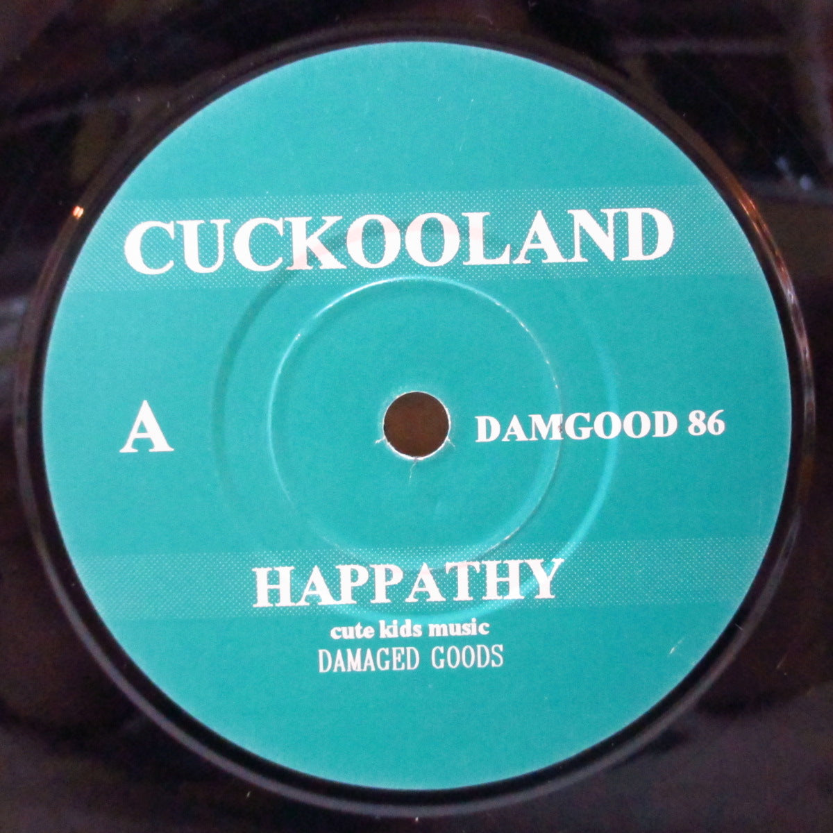 CUCKOOLAND (クックーランド) - Happathy (UK オリジナル 7インチ+光沢ソフト紙ジャケ) '96年シングル