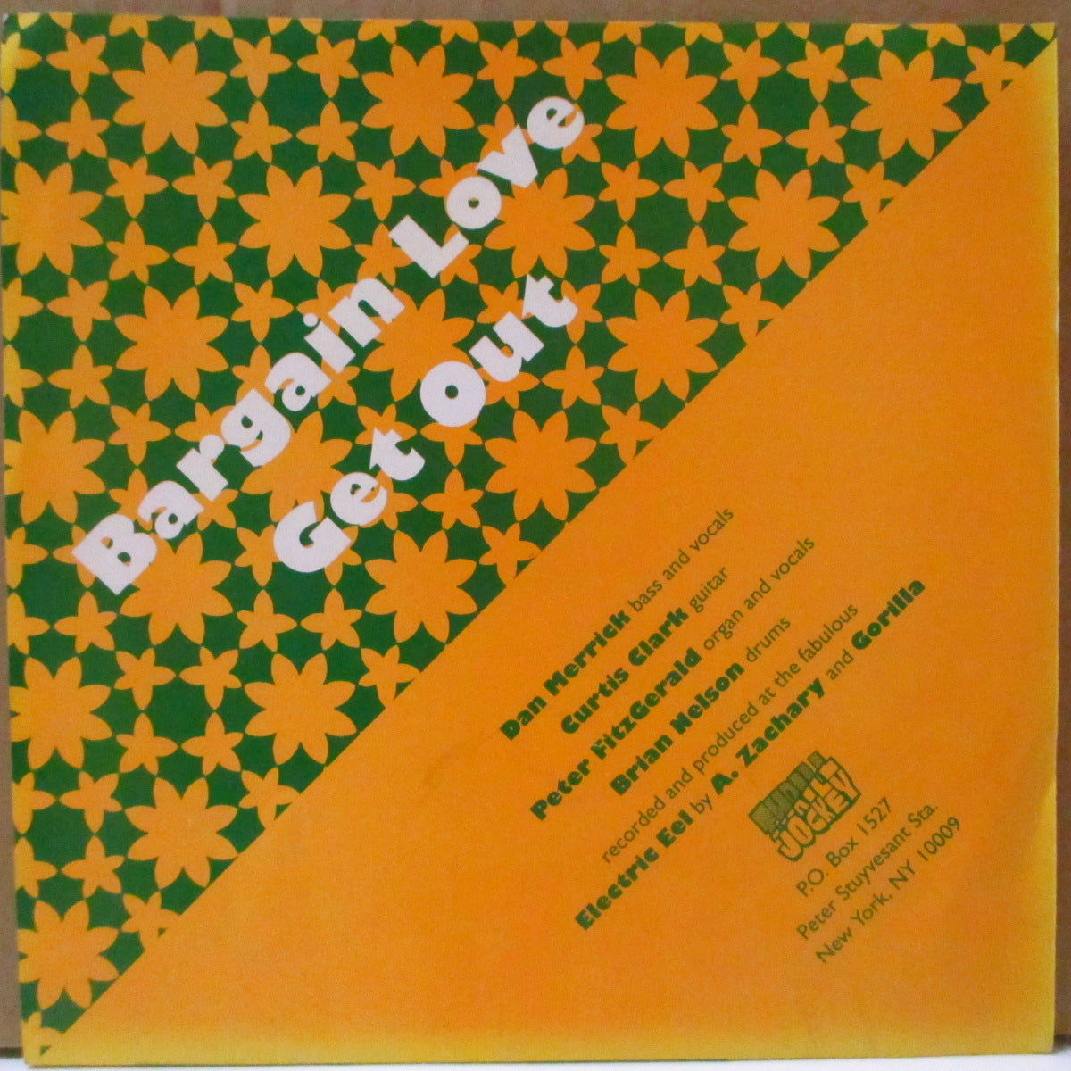 GORILLA (ゴリラ) - Bargain Love (US オリジナル 7インチ+光沢ソフト紙ジャケ) '94年シングル