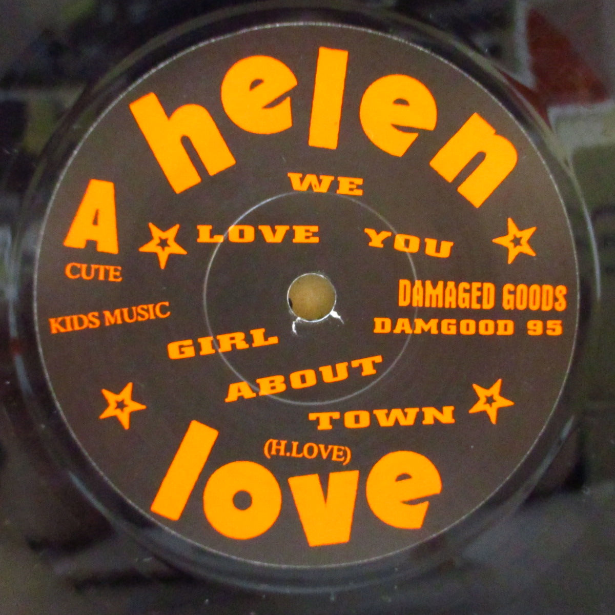 HELEN LOVE (ヘレン・ラヴ) - We love You +3 (UK オリジナル「黒盤」 7インチ+光沢ソフト紙ジャケ) '97年UKオリジナル