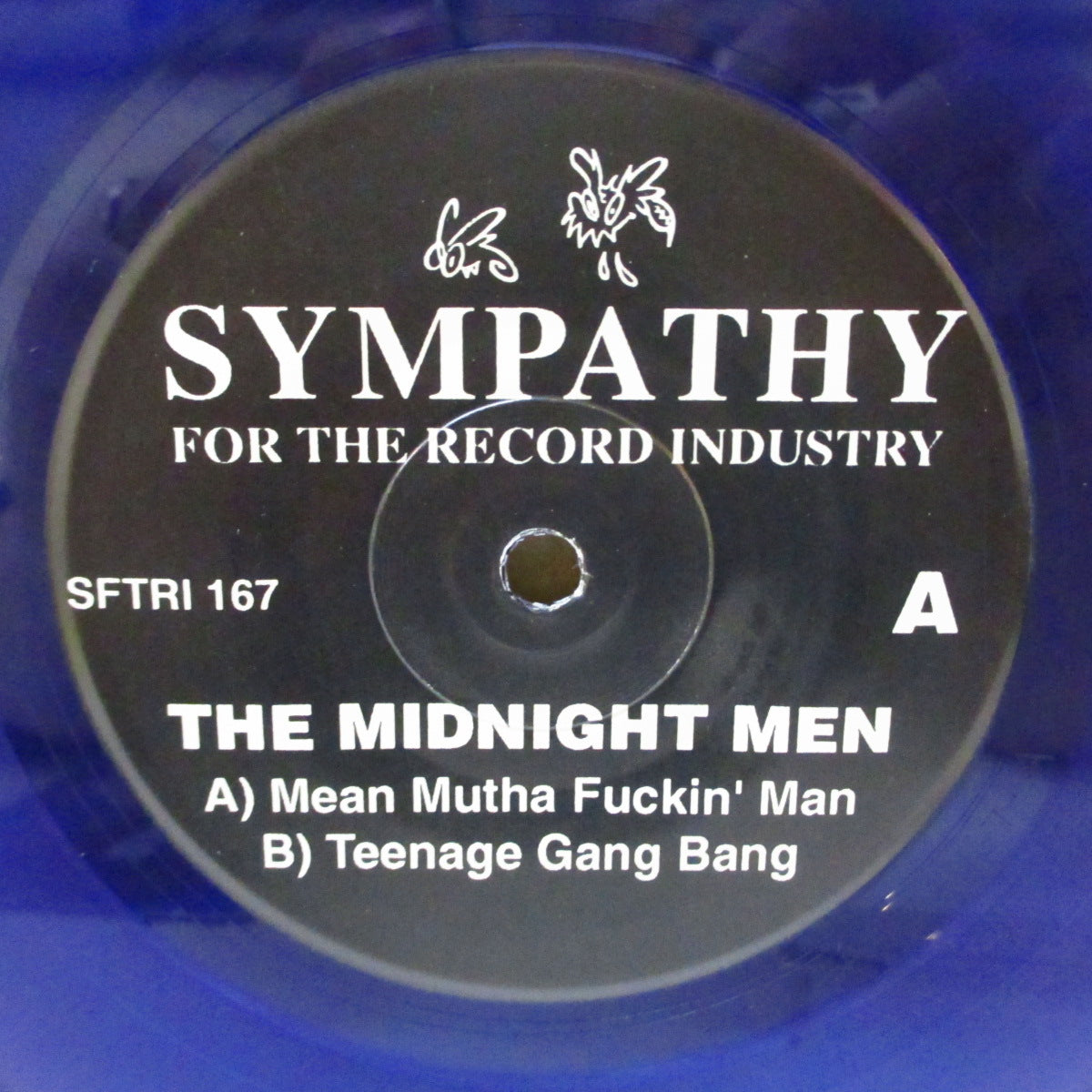 MIDNIGHT MEN, THE (ザ・ミッドナイト・メン) - Mean Muthafuckin Man +2 (US '92 限定3曲入り「クリア青盤」 7インチ/光沢固紙ジャケ)