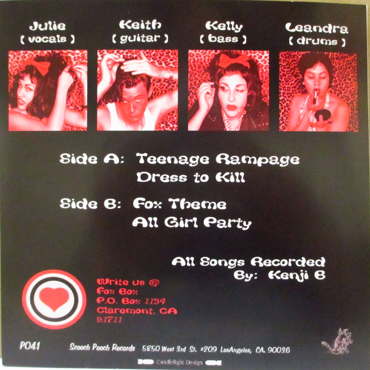 FOXATIONS, THE (ザ・フォクサションズ) - S.T. - EP (US '98 オリジナル4曲入り 7インチ/光沢ソフト紙ジャケ)