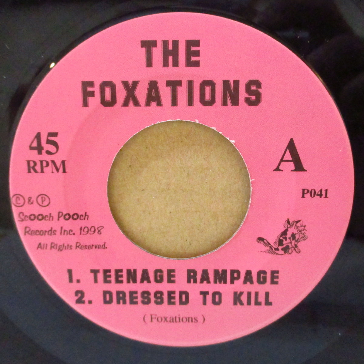 FOXATIONS, THE (ザ・フォクサションズ) - S.T. - EP (US '98 オリジナル4曲入り 7インチ/光沢ソフト紙ジャケ)