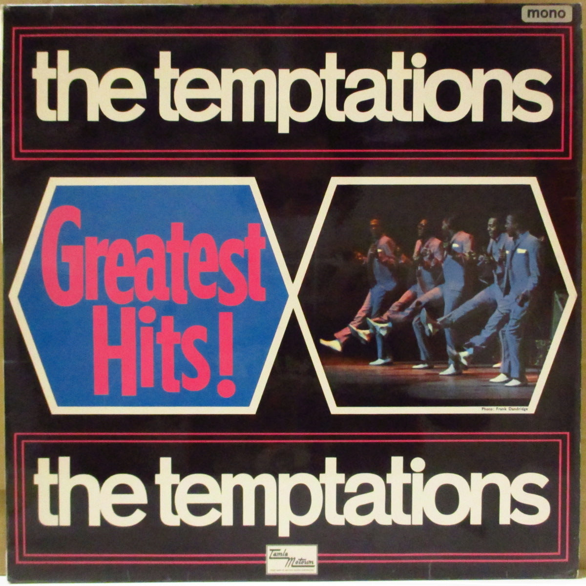TEMPTATIONS, THE (ザ・テンプテーションズ) - Greatest Hits (UK '67 オリジナル・モノラル LP/ 英独自デザイン、表面コーティング3面折り返しジャケ)初のベスト全12曲
