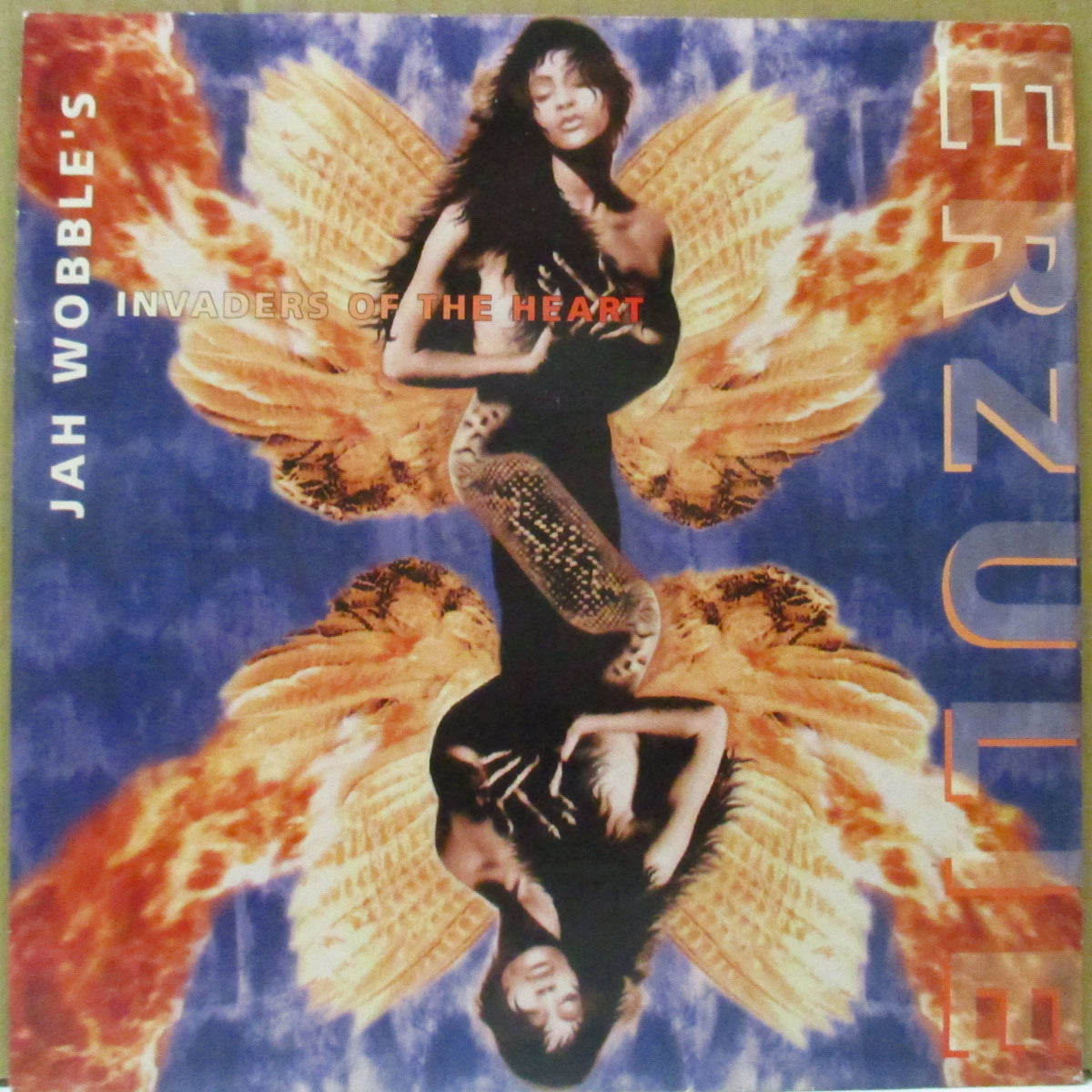 JAH WOBBLE'S INVADERS OF THE HEART (ジャー・ウォブルズ・インヴェイダーズ・オブ・ザ・ハート) - Erzulie (UK オリジナル 7インチ+光沢固紙ジャケ) '91年シングル