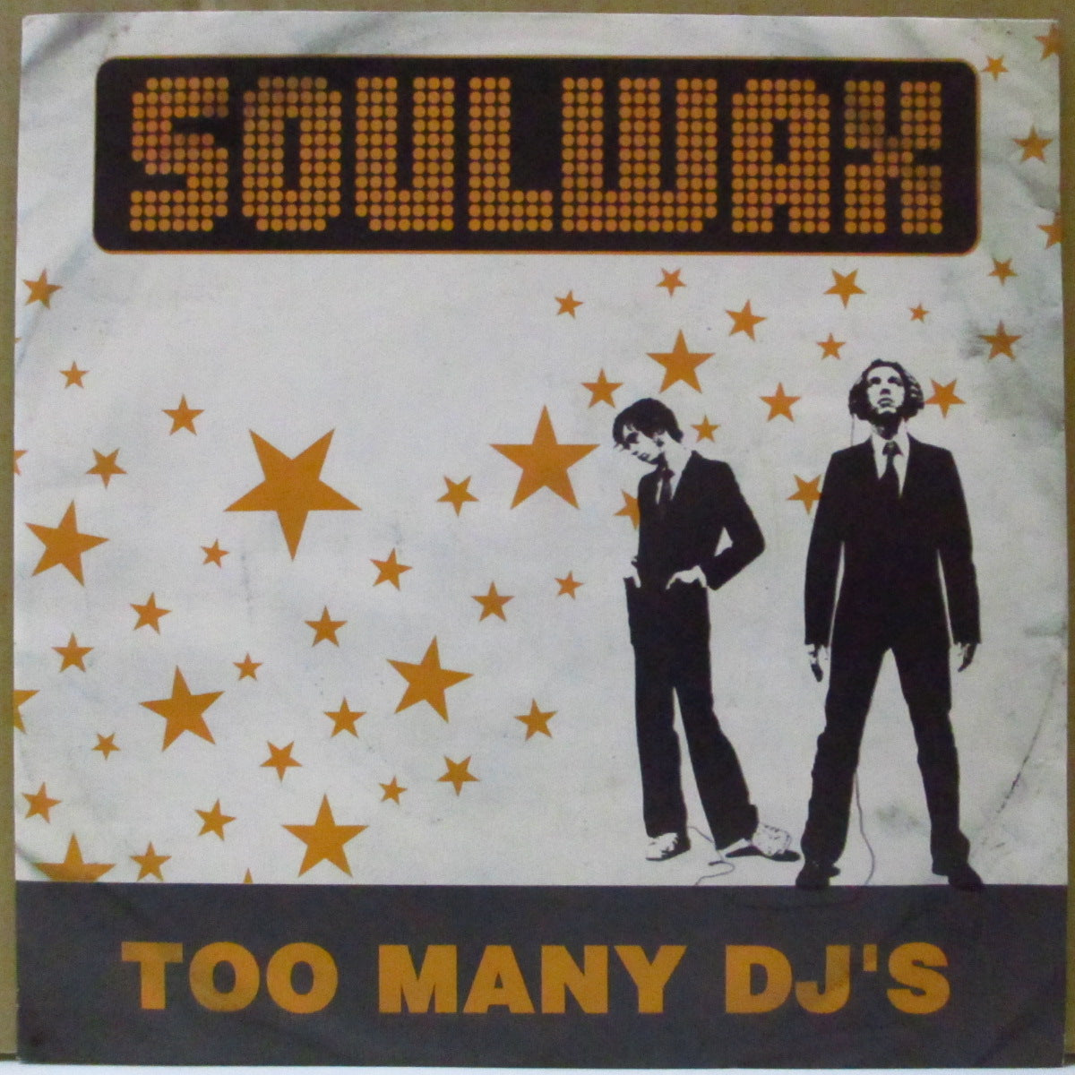 SOULWAX (ソウルワックス) - Too Many DJ's (UK 1,000枚限定ホワイトヴァイナル 7インチ/片面大カット光沢ソフト紙ジャケ) '00年シングル