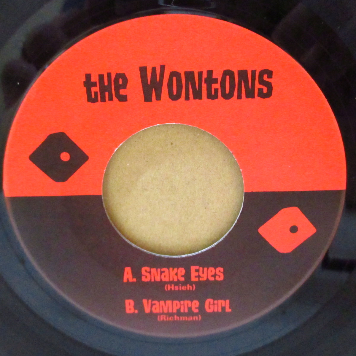 WONTONS, THE (ザ・ワンタンズ) - Shake Eyes (US '00 限定400枚「黒盤」 7インチ+インサート, ステッカー/光沢固紙ジャケ)