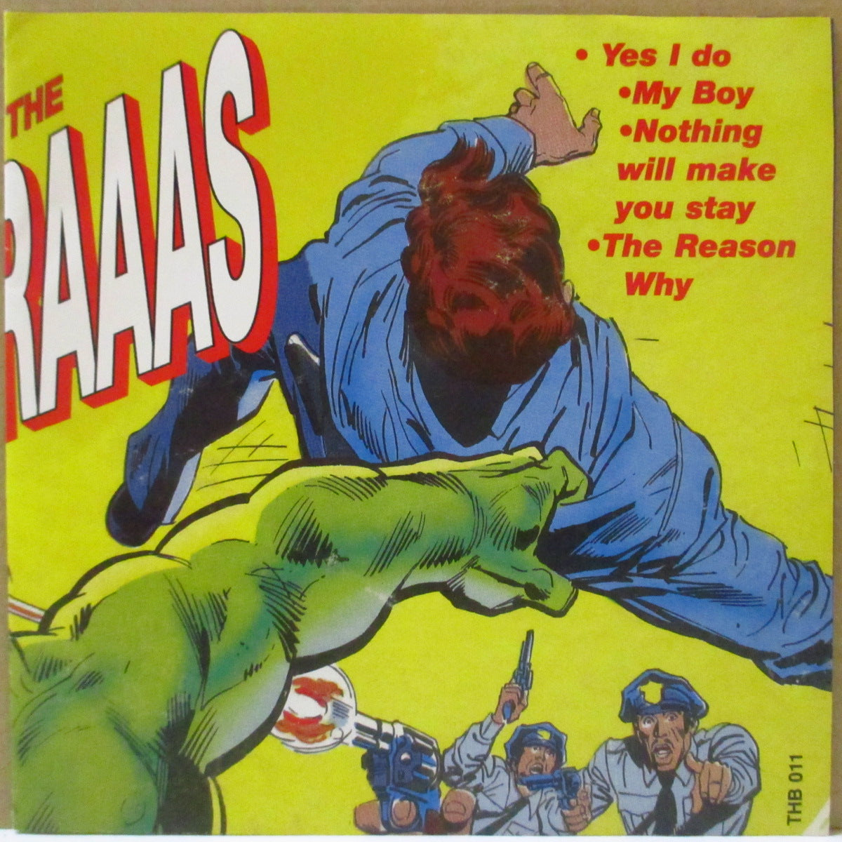 BOONARAAAS, THE (ザ・ブーナラーズ) - The Incredible Return Of (German '97 限定1,000枚4曲入り「黄色盤」 7インチ+ステッカー/ポスタージャケ)