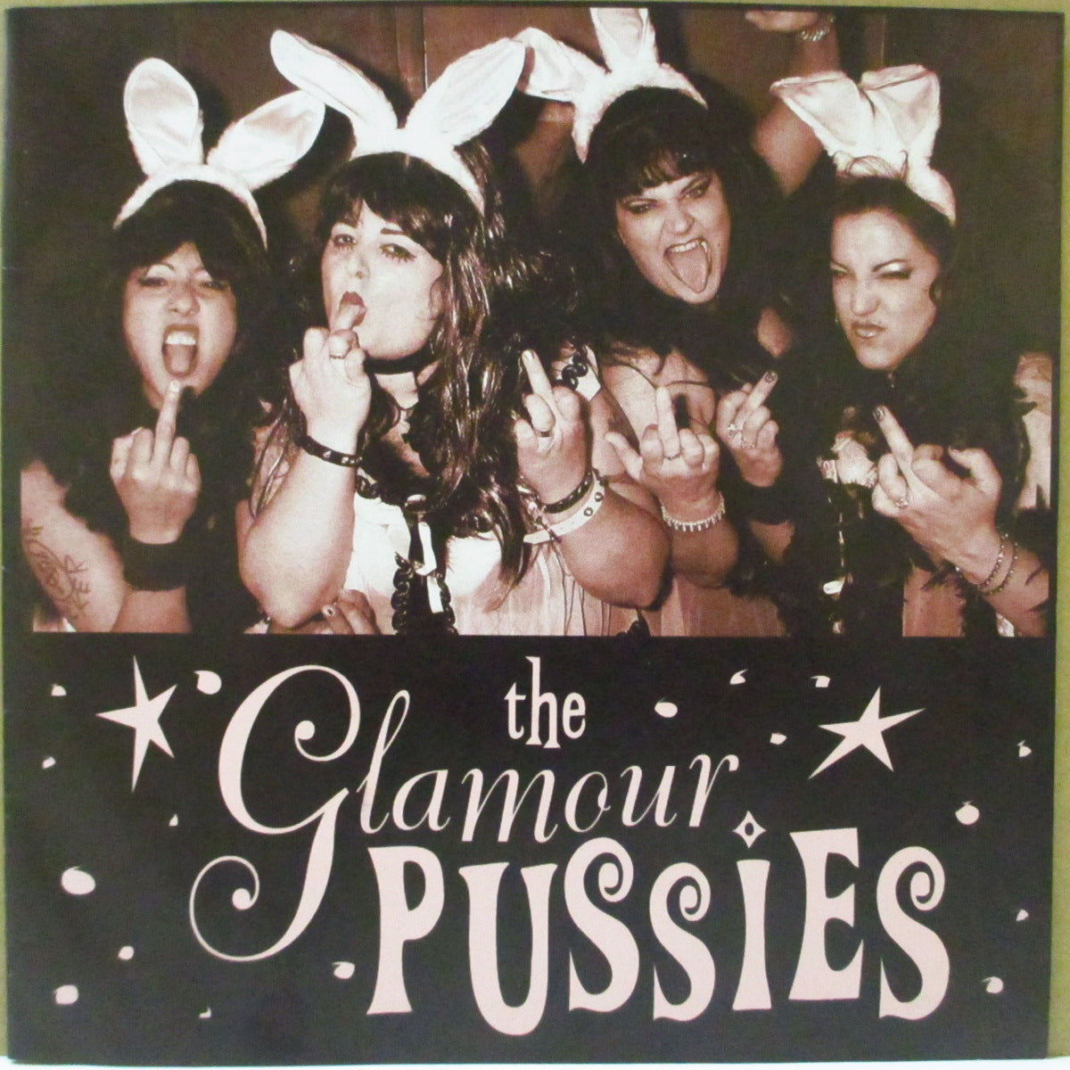 GLAMOUR PUSSIES, THE (ザ・グラマー・プッシーズ) - S.T. - EP (German '02 限定4曲入「クリア黄盤」 7インチ/光沢ソフト紙ジャケ)