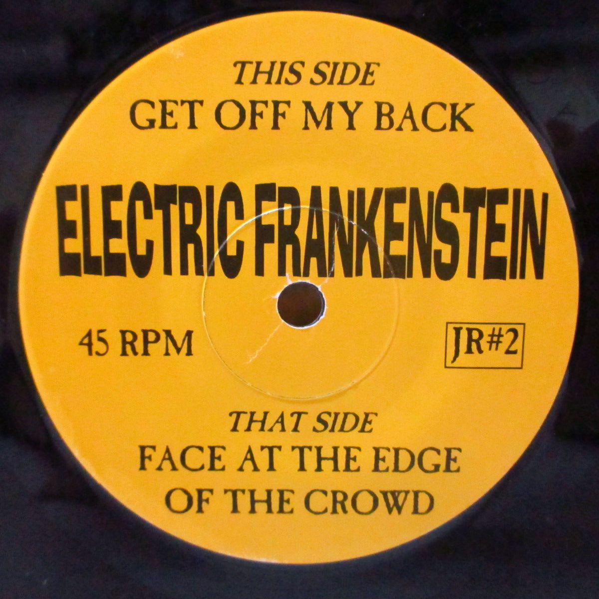 ELECTRIC FRANKENSTEIN (エレクトリック・フランケンシュタイン) - Get Off My Back (US '95 オリジナル「黒盤」 7インチ/マット固紙ジャケ)