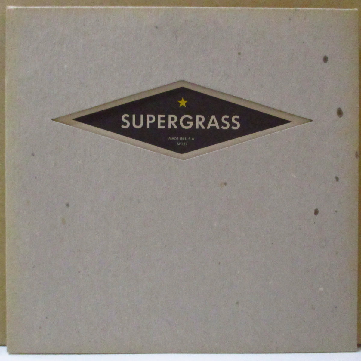 SUPERGRASS (スーパーグラス) - Lose It (US 2,500枚限定クリアイエローヴァイナル 7インチ+固紙ジャケ, ざら紙特殊ダイカットアウタースリーブ) '95年シングル