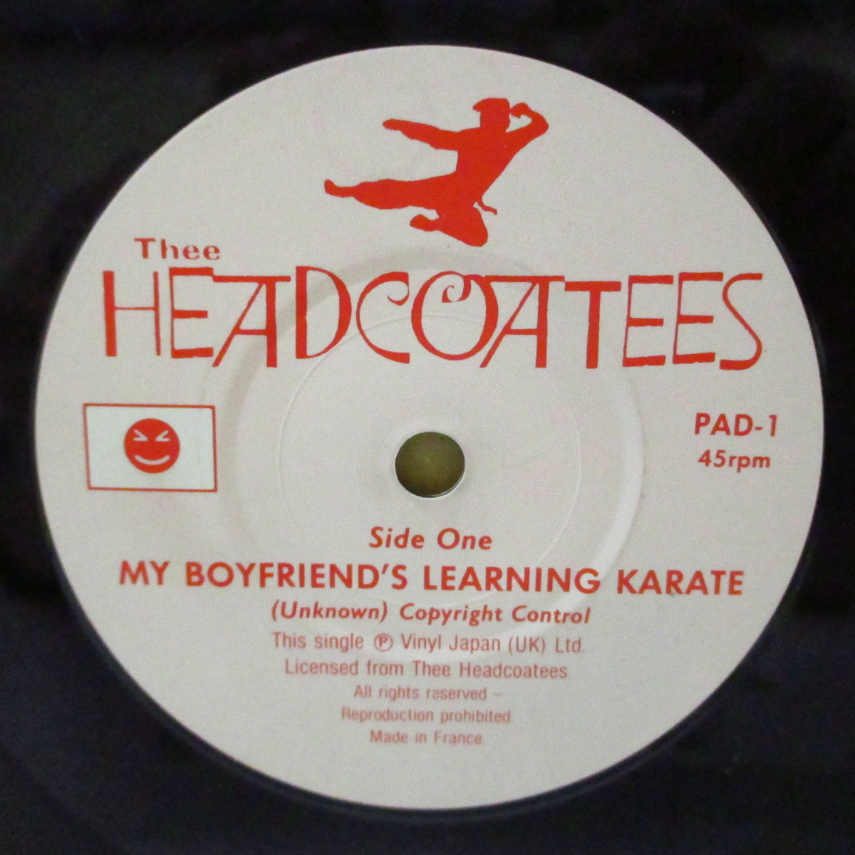 HEADCOATEES (ヘッドコーティーズ) - My Boyfriend's Learning Karate (UK '92 オリジナル 7インチ/光沢固紙ジャケ)
