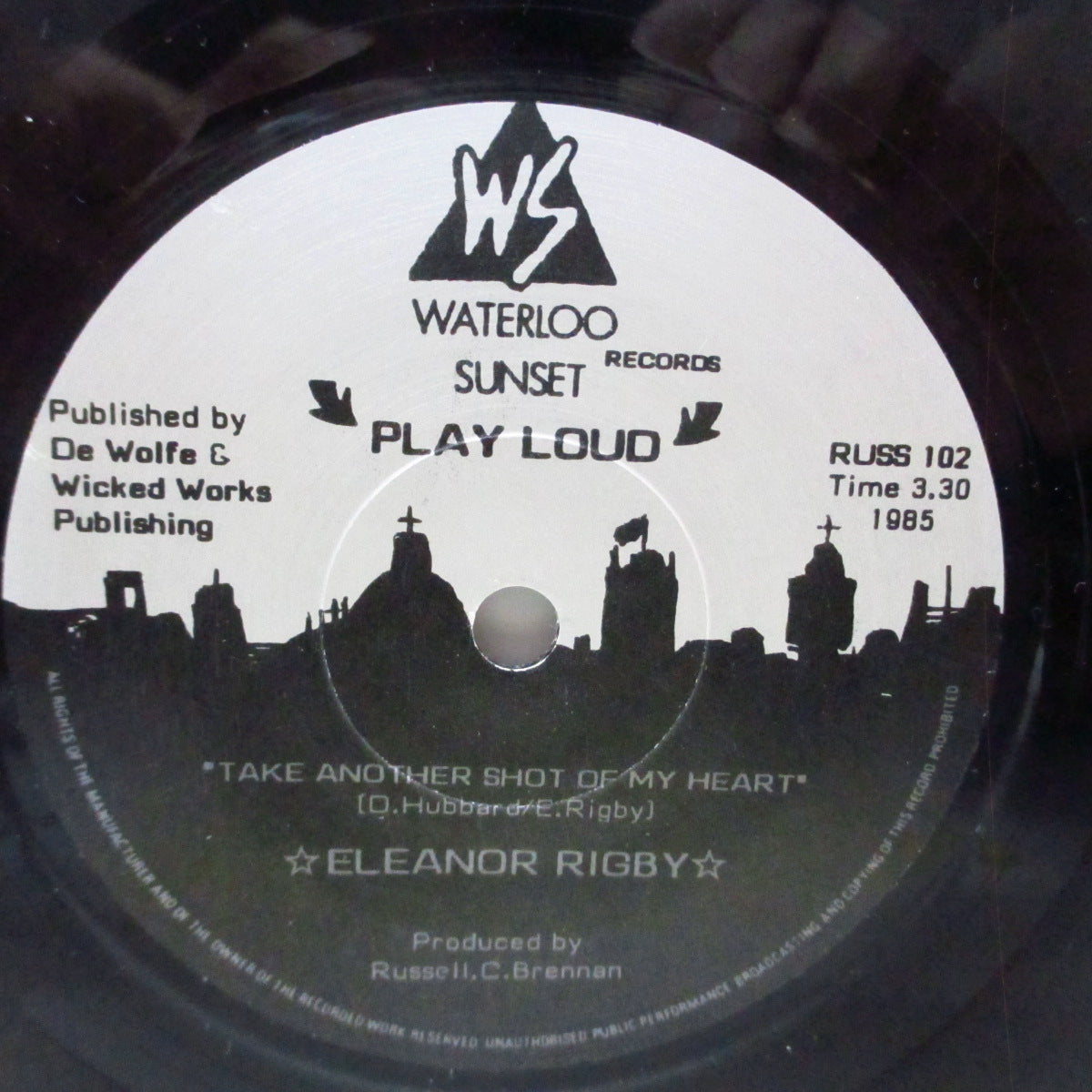 ELEANOR RIGBY (エリナー・リグビー) - Take Another Shot Of My Heart (UK オリジナル 7"/光沢固紙ジャケ) アルバム未収録!