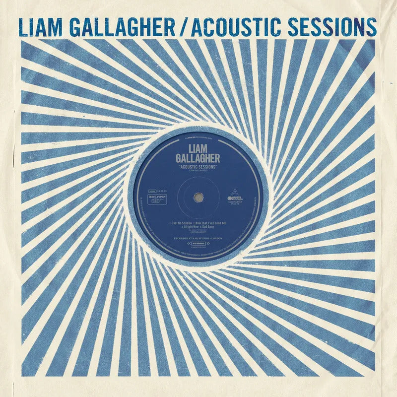 LIAM GALLAGHER (リアム・ギャラガー) - Acoustic Sessions (UK RSD 2025 「2,000枚限定シルヴァー&ブルーヴァイナル」 LP/NEW) アコースティック・セッションEP