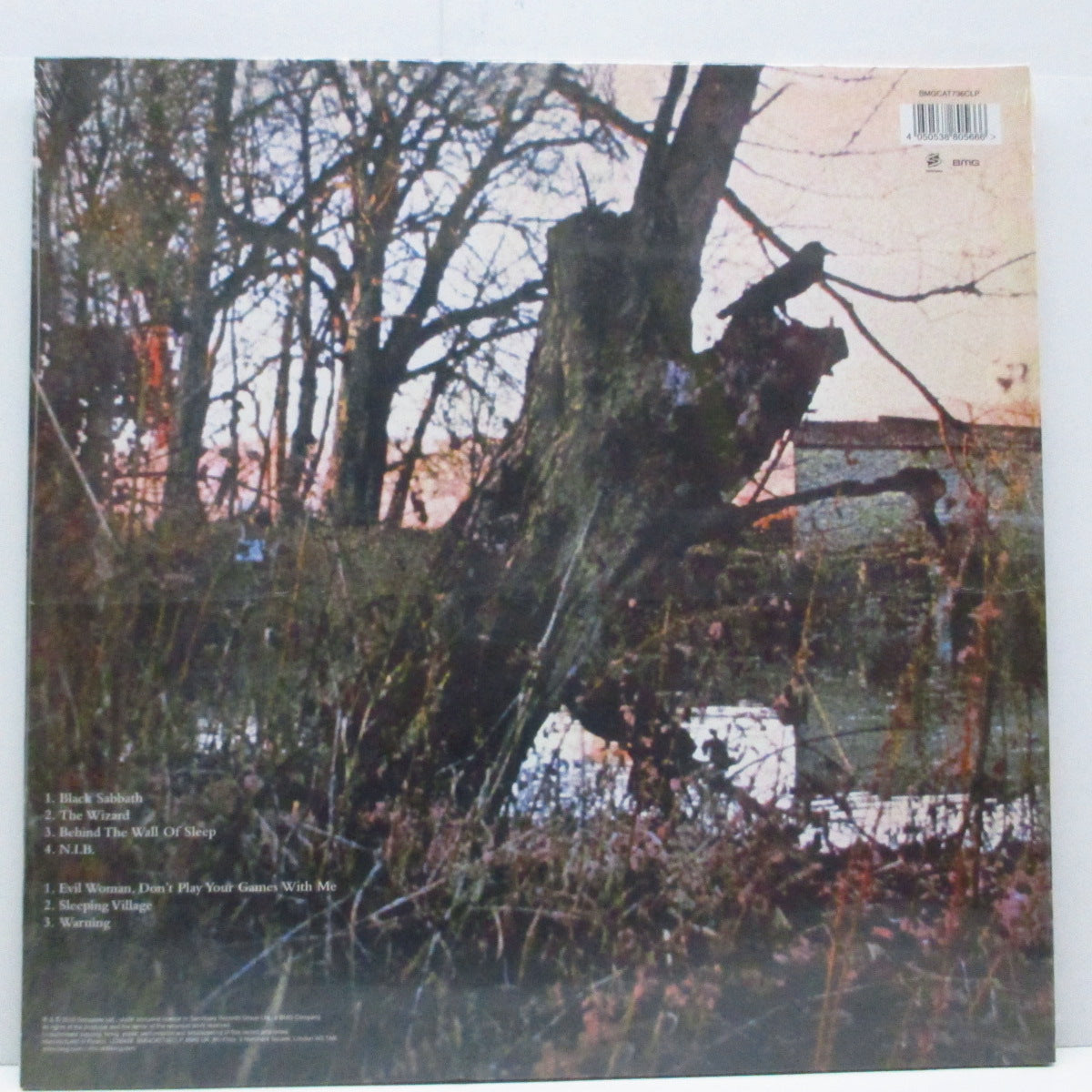 BLACK SABBATH (ブラック・サバス) - Black Sabbath -1st Album - (Worldwide '22限定再発「黒・紫スプラッターヴァイナル」LP/ステッカー付き見開ジャケ「廃盤 New」)