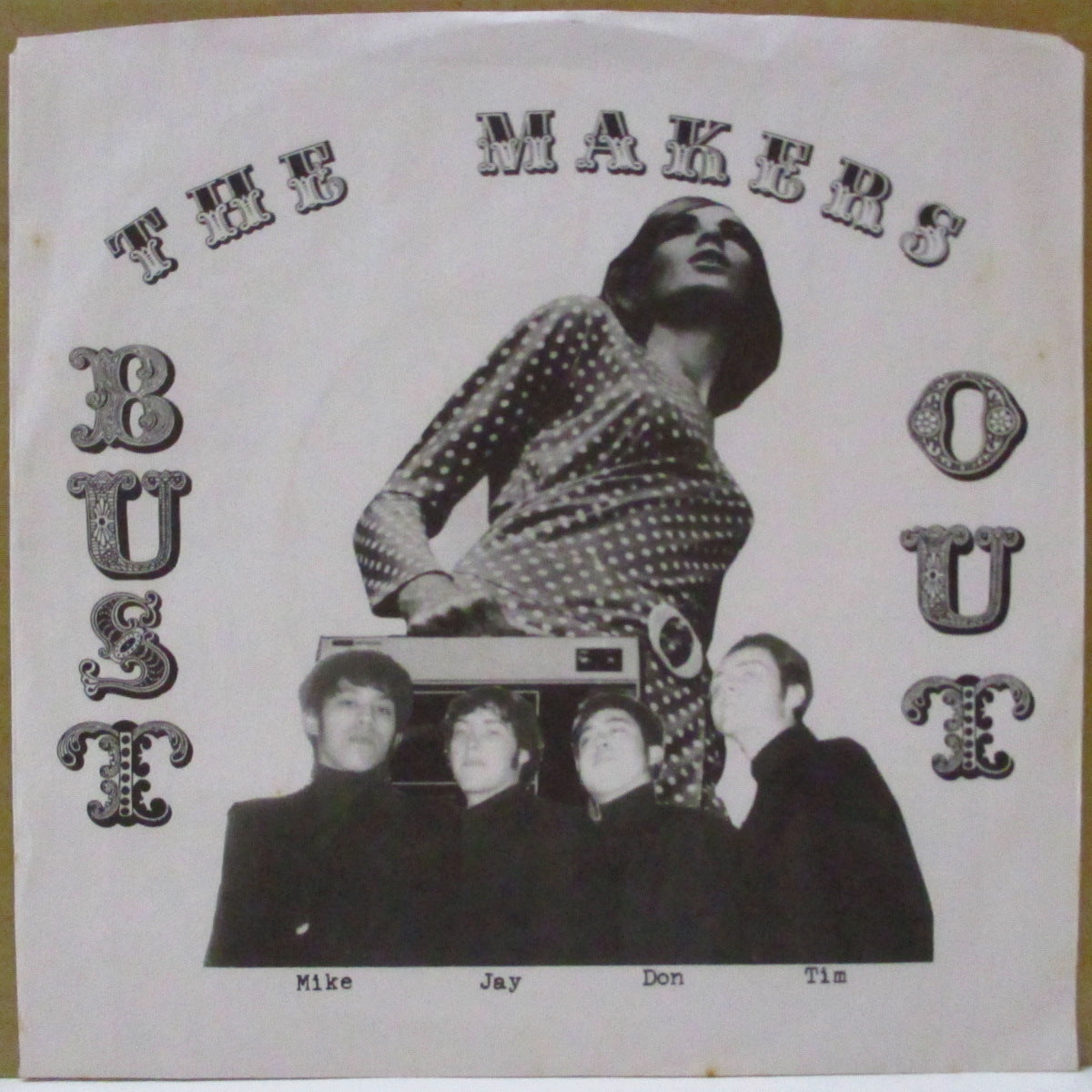 MAKERS (メイカーズ) - Bust Out (US '94 オリジナル片面「黒ラベ」 7インチ/マットソフト紙ジャケ)