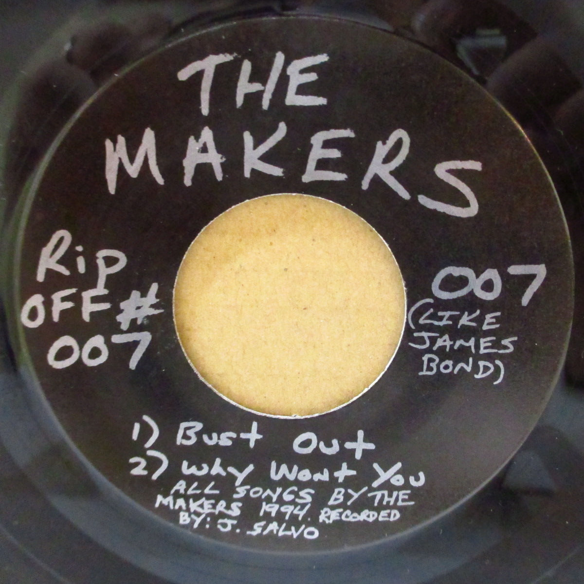 MAKERS (メイカーズ) - Bust Out (US '94 オリジナル片面「黒ラベ」 7インチ/マットソフト紙ジャケ)