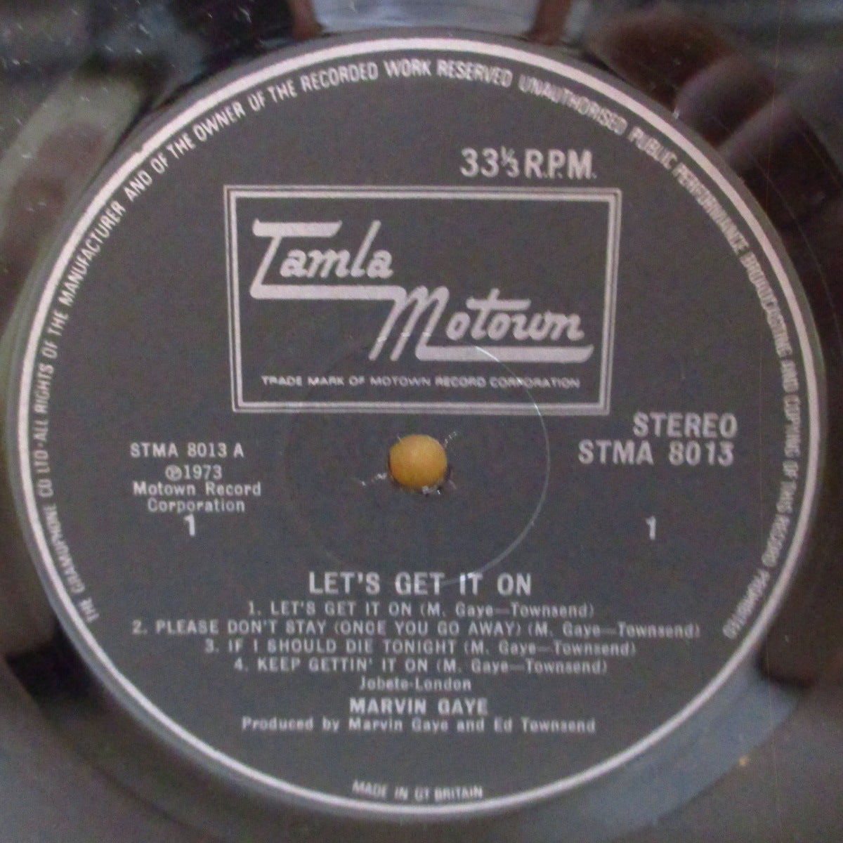 MARVIN GAYE (マーヴィン・ゲイ) - Let's Get It On (UK '73 オリジナル・ステレオ LP/見開きジャケ)近年稀な美品!