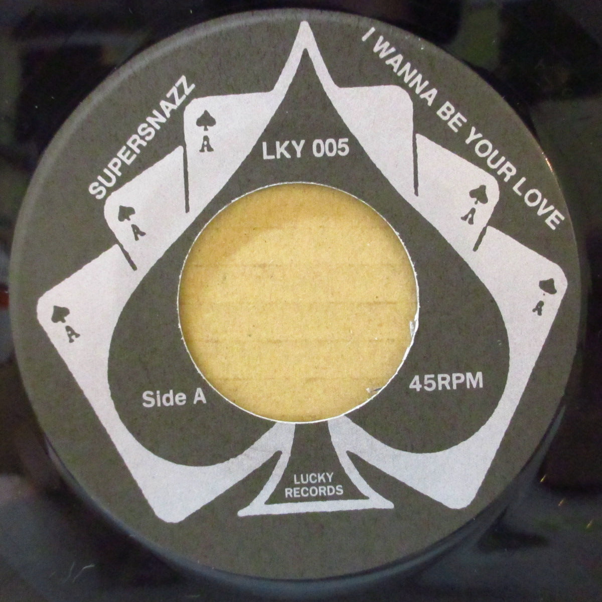 SUPERSNAZZ (スーパースナッズ) - I Wanna Be Your Love +2 (US オリジナル「黒盤」7インチ+光沢二つ折りジャケ)