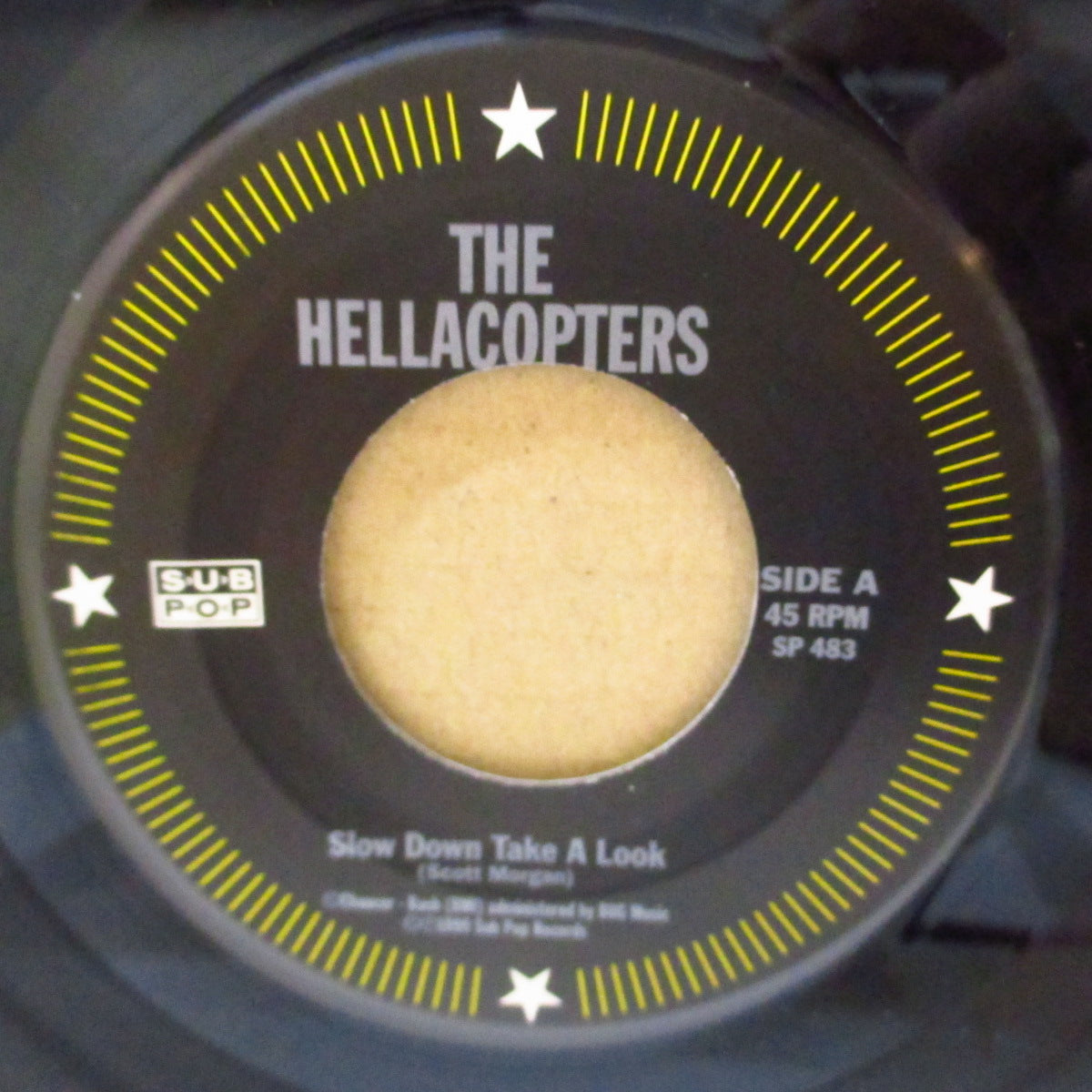 HELLACOPTERS (SCOTT MORGAN AND THE ) (スコット・モーガン・アンド・ザ・ヘラコプターズ) - Slow Down Take A Look (US '99 オリジナル 7インチ/光沢固紙ジャケ)