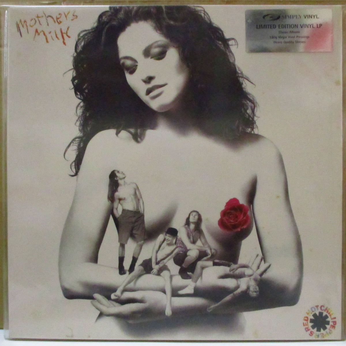 RED HOT CHILI PEPPERS (レッド・ホット・チリ・ペッパーズ) - Mother's Milk (EU '01 限定再発180グラム重量 LP+レアステッカー付きPVC) '89年4thアルバム