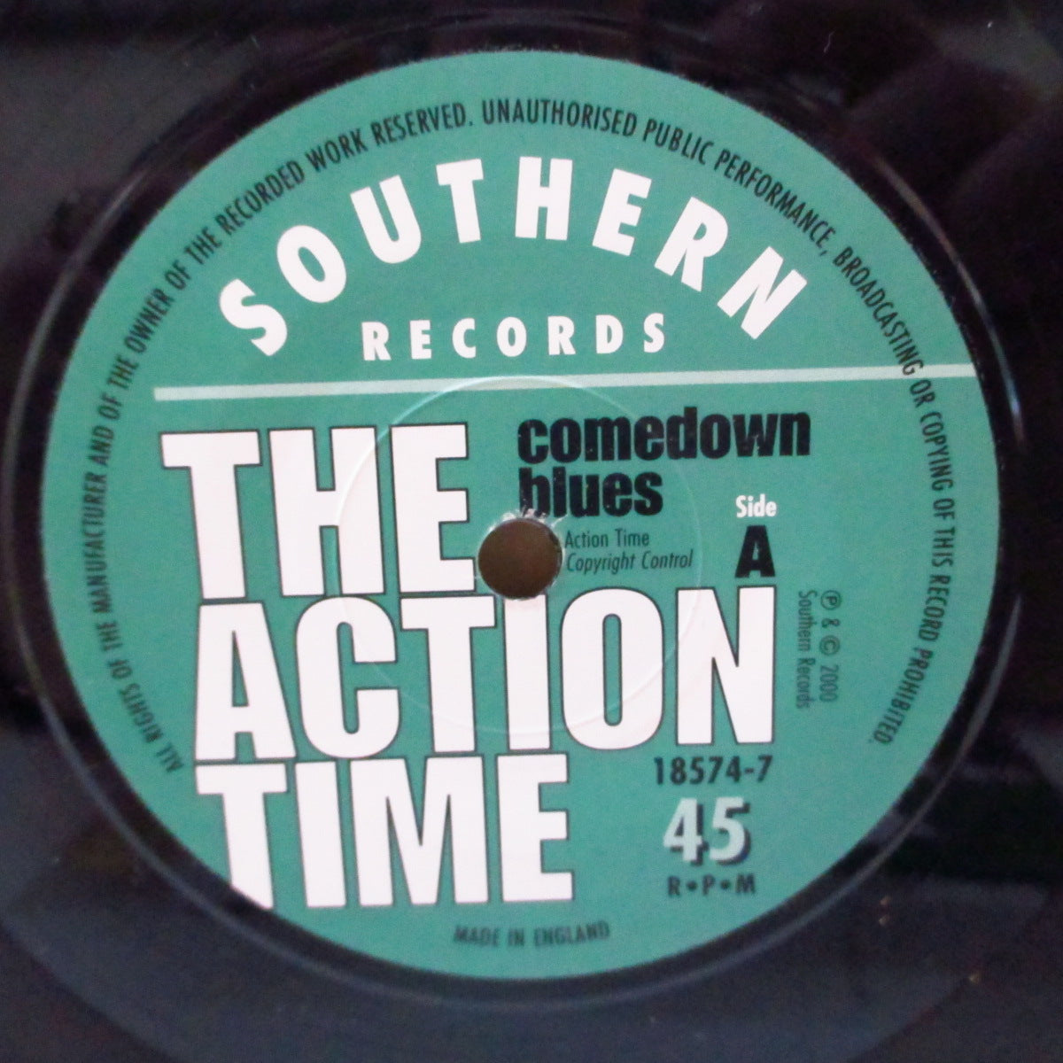 ACTION TIME, THE (ジ・アクション・タイム) - Comedown Blues +2 (UK '00 オリジナル3曲入り 7インチ+インサート/光沢固紙ジャケ)