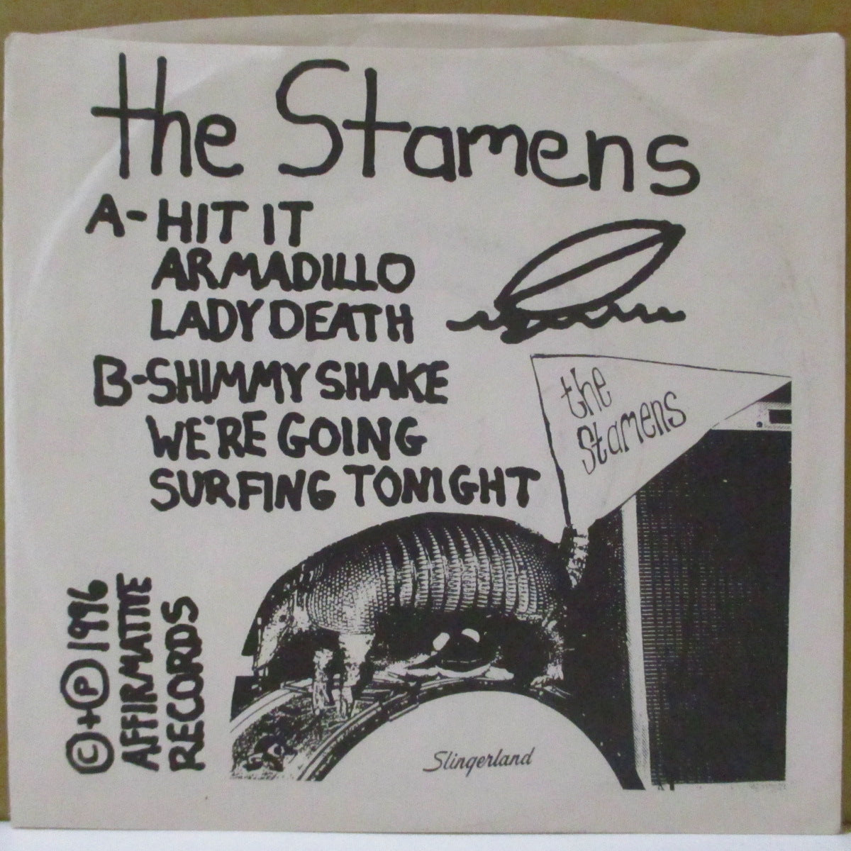 STAMENS, THE (ザ・ステイメンズ) - Armadillo +4 (US '96 オリジナル5曲入り33回転モノラル 7インチ/マットソフト紙ジャケ)
