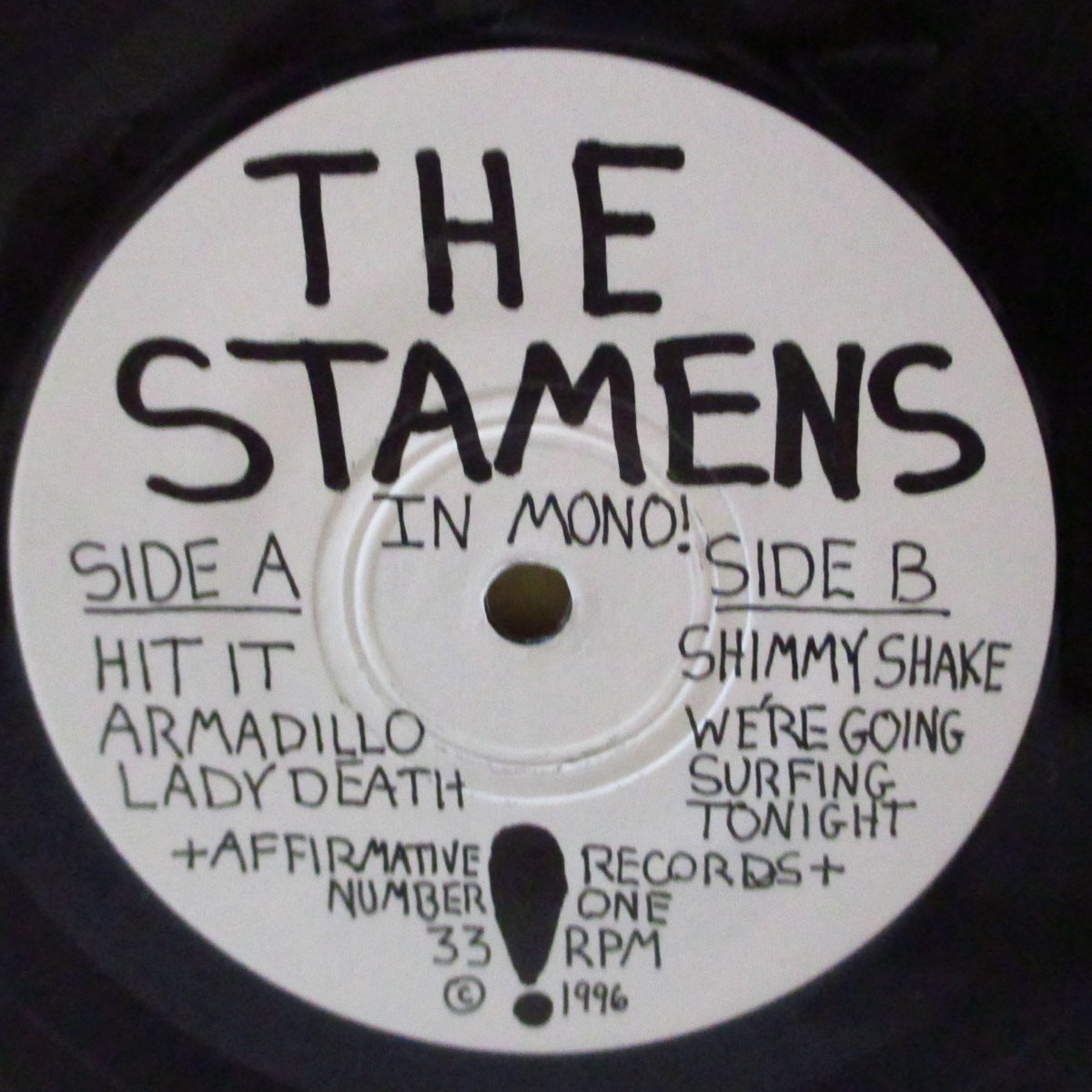 STAMENS, THE (ザ・ステイメンズ) - Armadillo +4 (US '96 オリジナル5曲入り33回転モノラル 7インチ/マットソフト紙ジャケ)