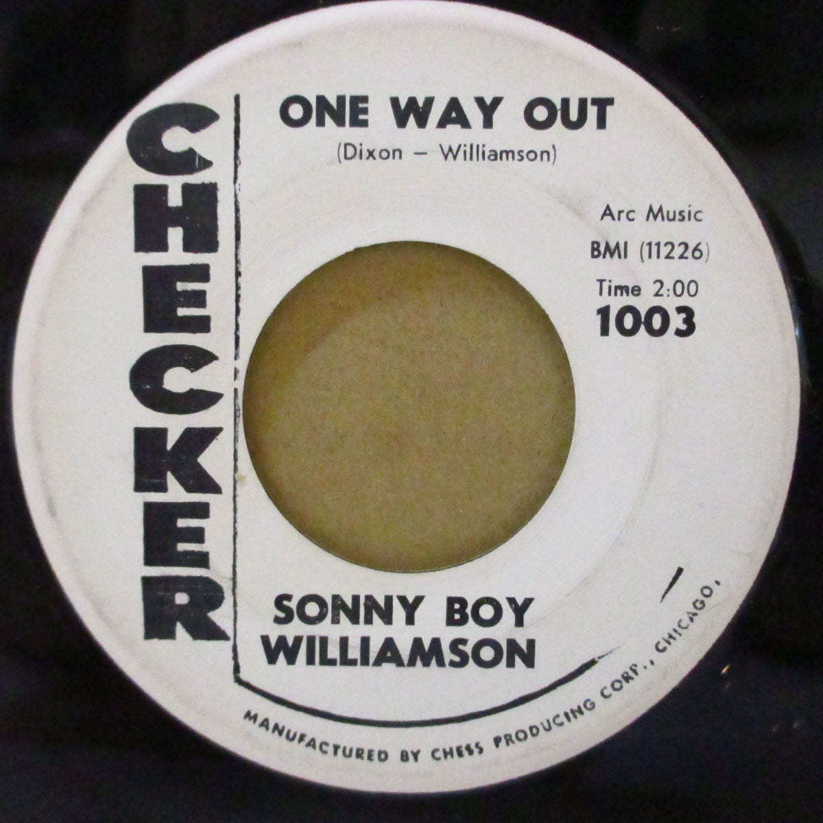 SONNY BOY WILLIAMSON (ソニー・ボーイ・ウイリアムソン) - One Way Out (US '62 プロモ白ラベ 7インチ)ロッキン・ブルース!