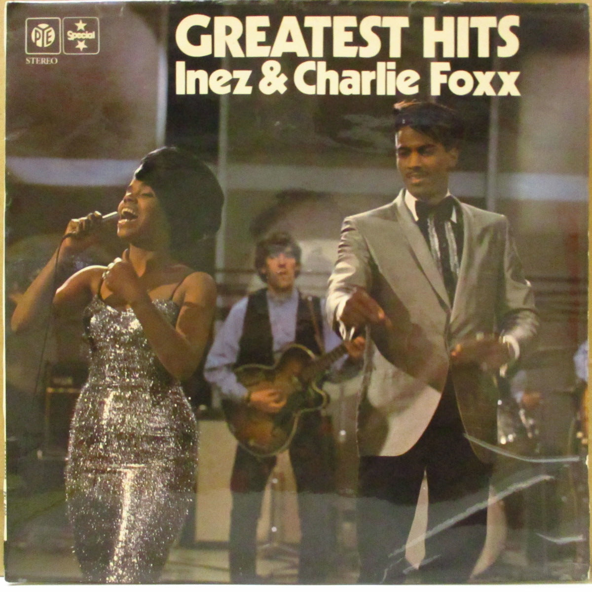 INEZ & CHARLIE FOXX (イネズ&チャーリー・フォックス) - Greatest Hits (UK '71 再発ステレオ LP/別ジャケデザインの表面コーティング・ジャケ) '66〜'69年音源ベスト