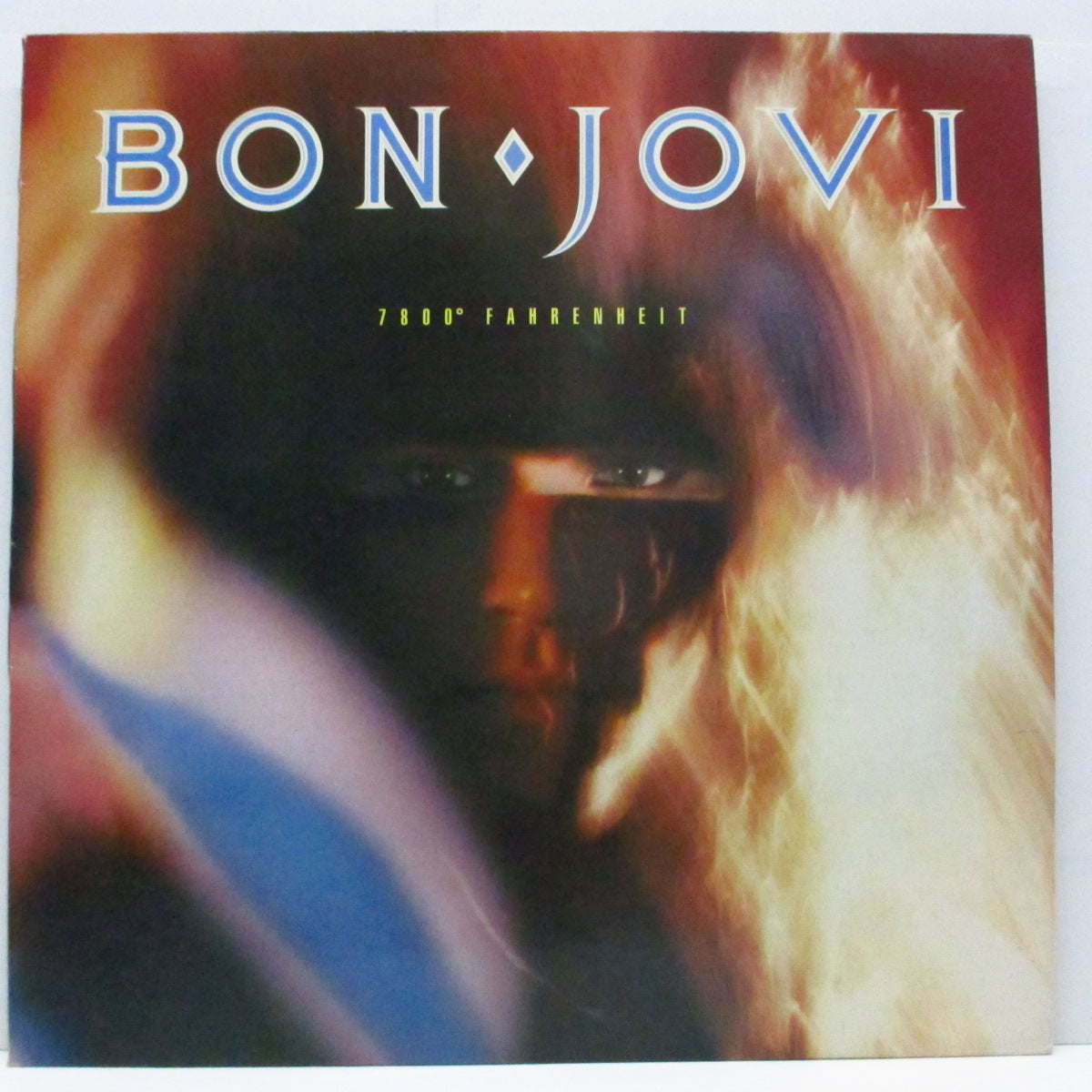 BON JOVI (ボン・ジョヴィ) - 7800° Fahrenheit (UK オリジナル LP+インナー)