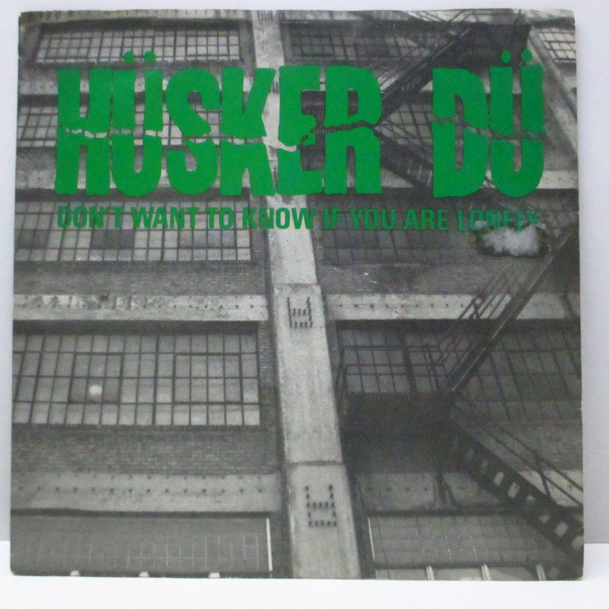 HUSKER DU (ハスカー・ドゥ) - Don't Want To Know If You Are Lonely (UK オリジナル 7"/光沢ソフト紙折り返しジャケ)
