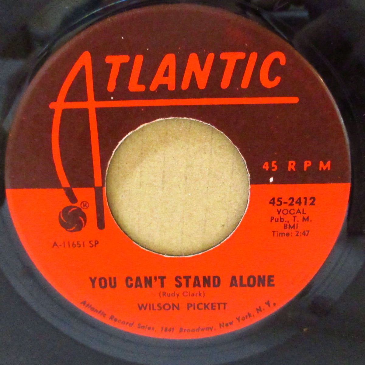 WILSON PICKETT (ウィルソン・ピケット) - Soul Dance Number Three (US '67 オリジナル 7インチ) ファンキー・ノーザン名曲