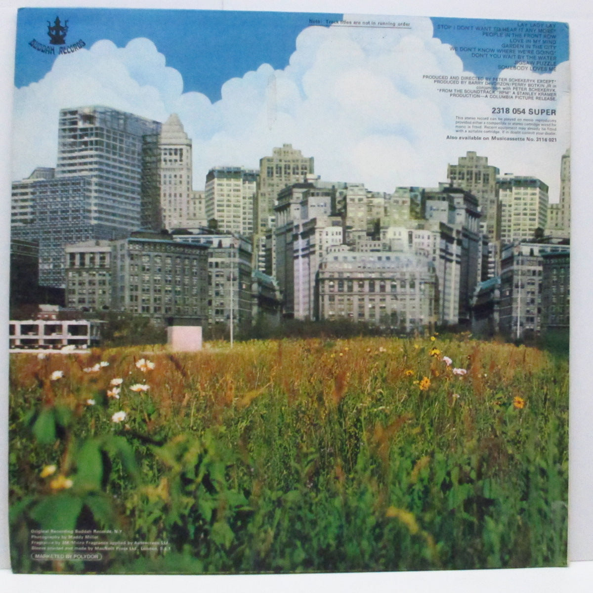 MELANIE (メラニー) - Garden In The City (UK オリジナル LP/香り付きジャケ)